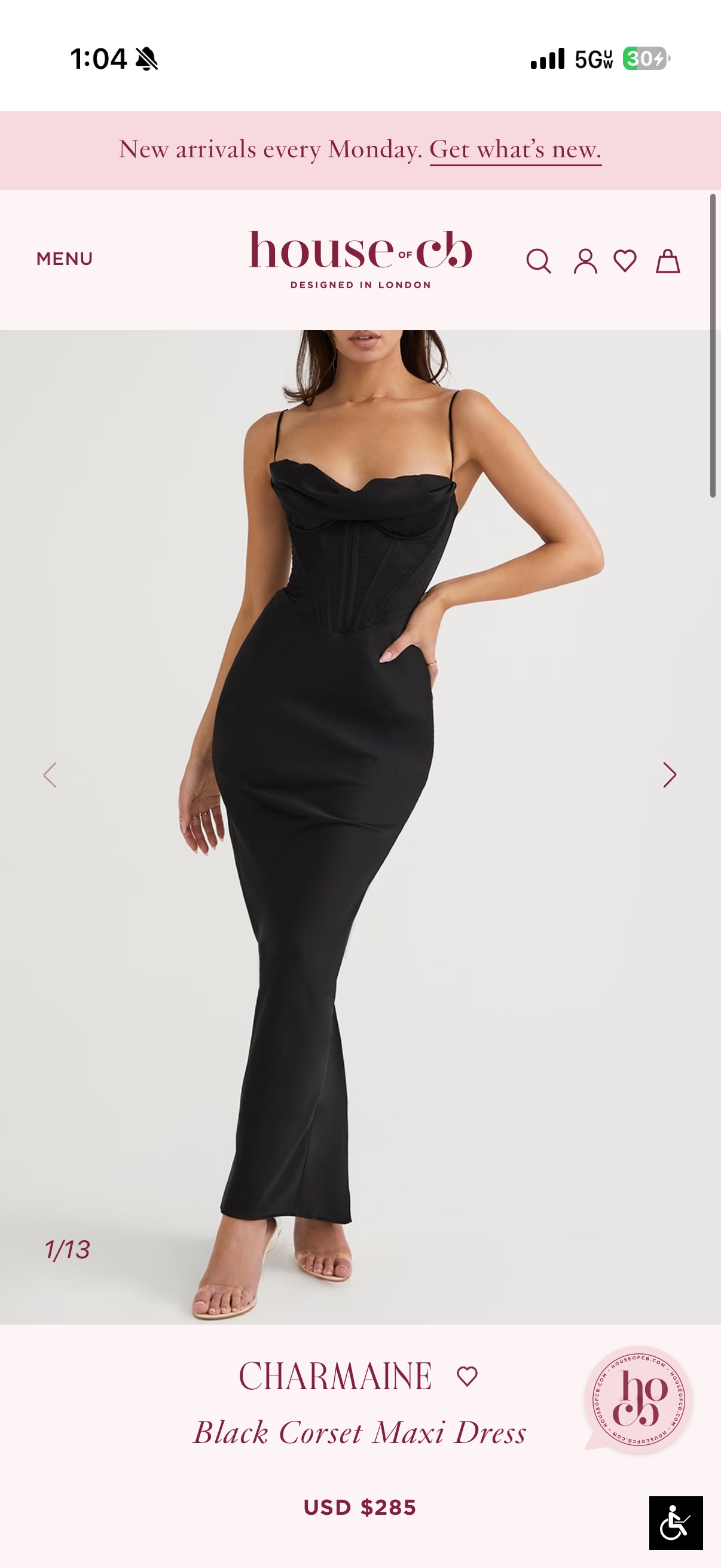 black midi dress women Women's Stretchy Knit Black Midi Dress + Side Slit