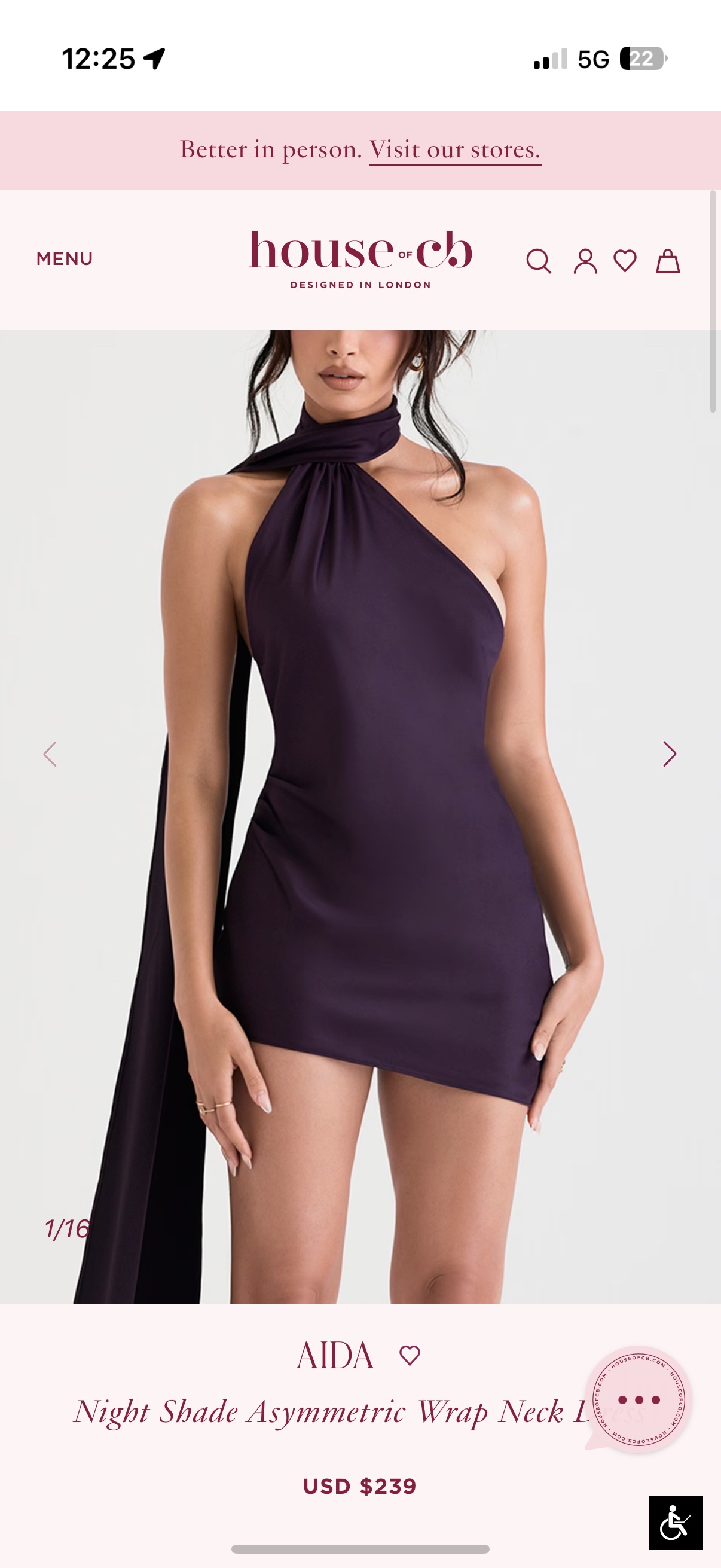 House of CB Aida Mini Dress