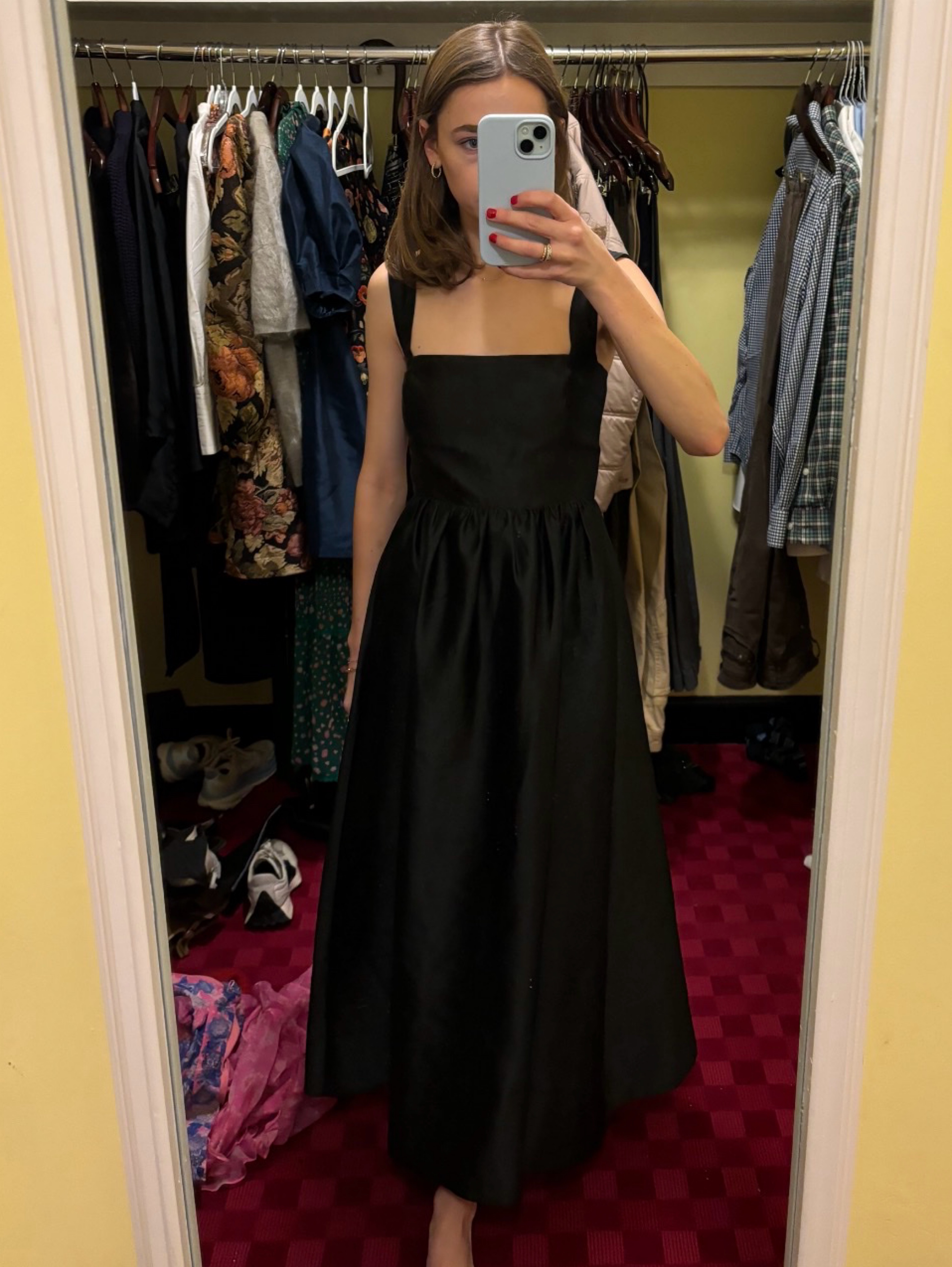 green long sleeve maxi dress Verity Embellished Cape its a celebration of Alyce Wedding Dresses 7111 size:XSmall Size:11-12Y