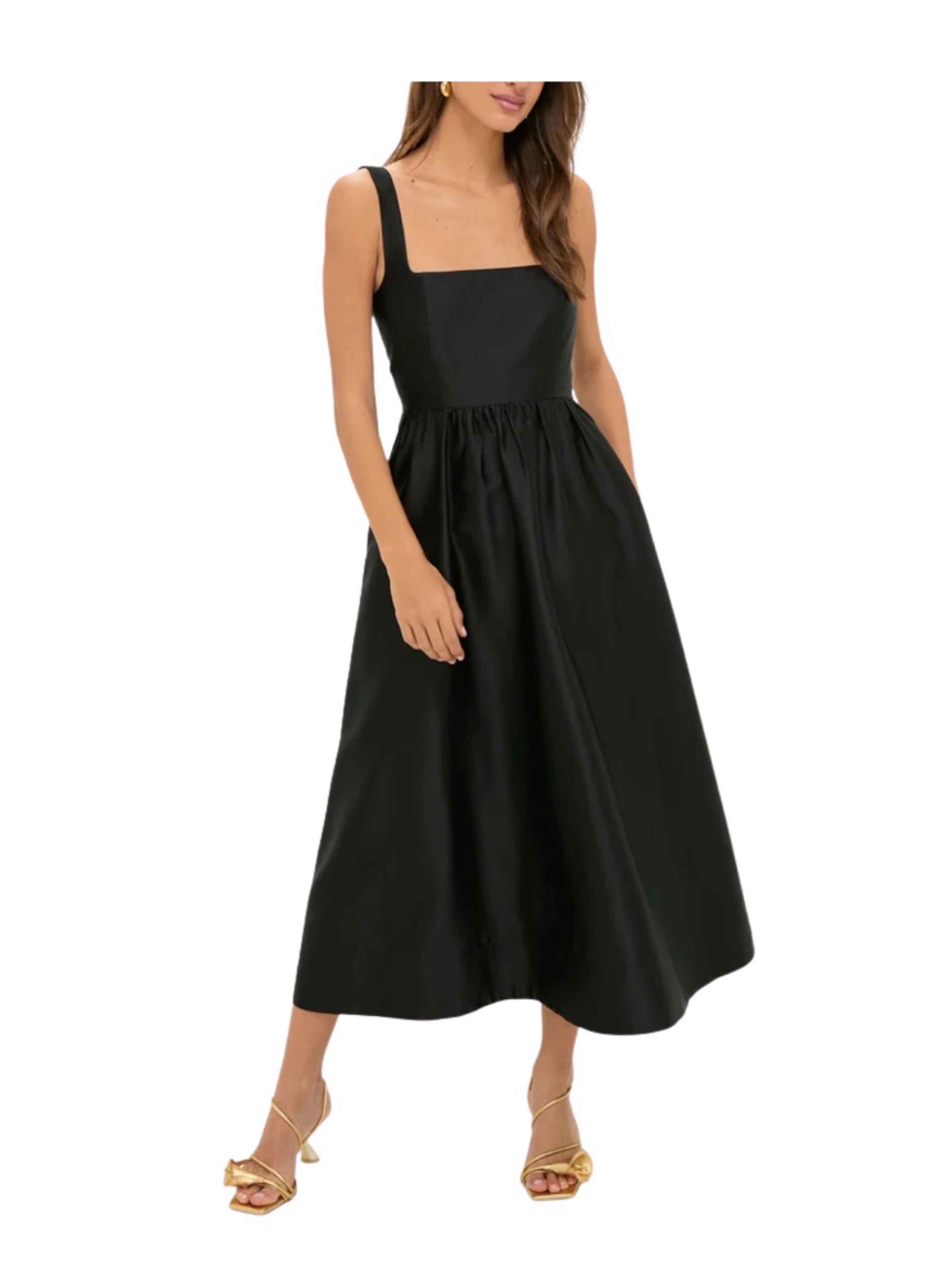 tuckernuck cocktail dress Black Guipure Lace Daphne XS Ruffle Collar Bow Party draped back Tuckernuck + Cerulean Sutton Flutter