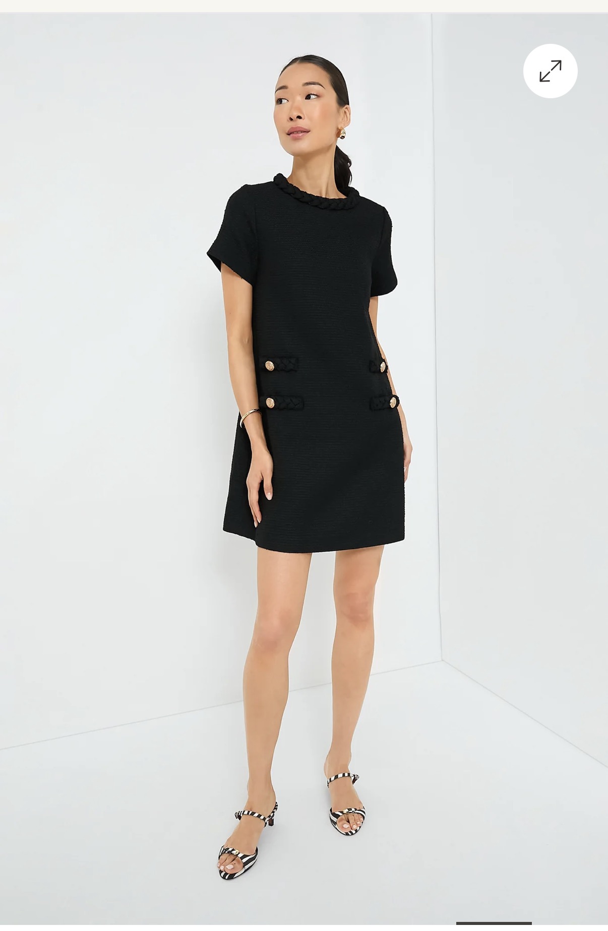 Tuckernuck Black Tweed Jackie Dress by Tuckernuck - Pickle Tuckernuck Black Tweed Jackie Dress by Tuckernuck - Pickle