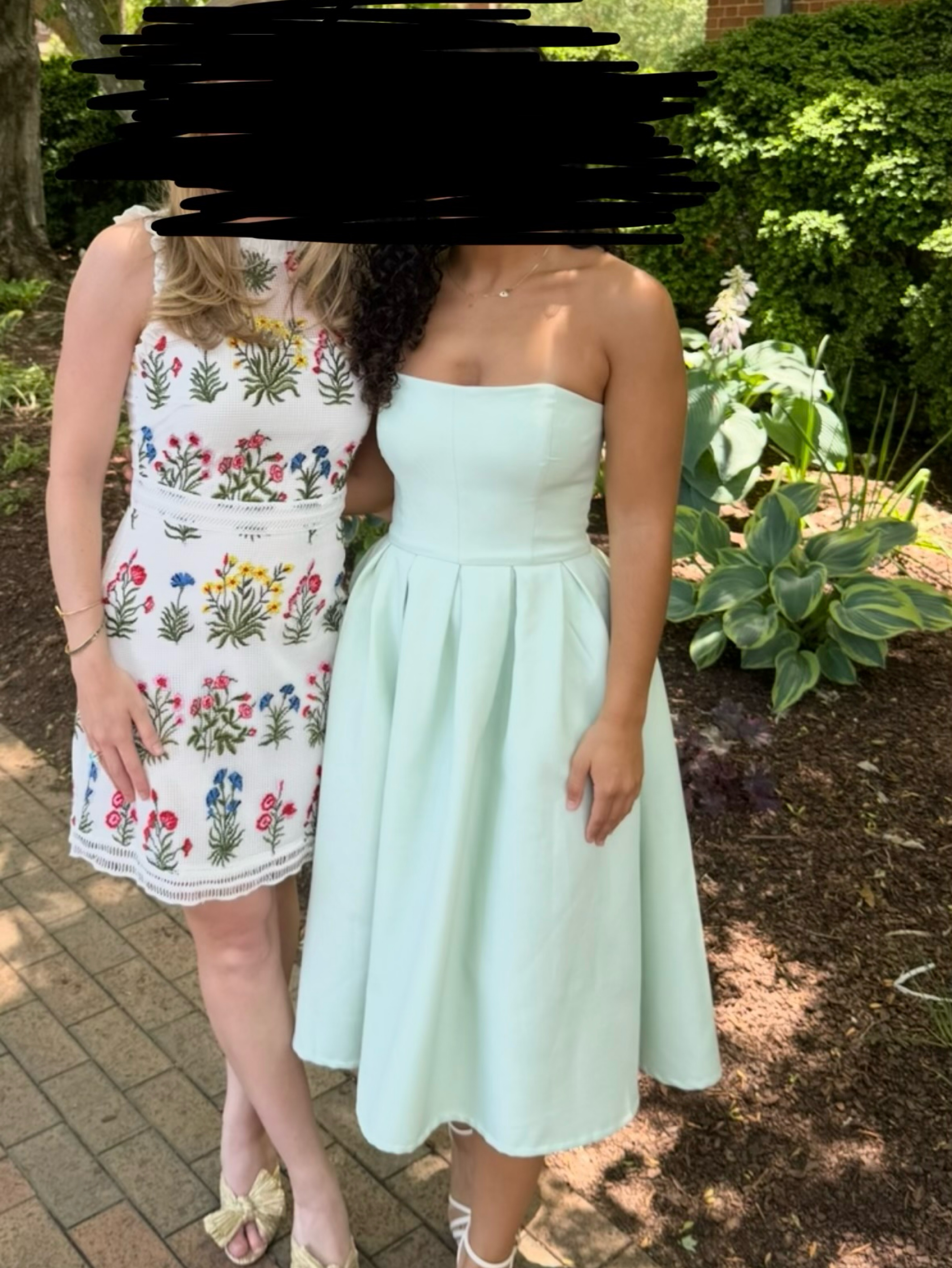 Mint Green Strapless Midi Dress by Lulus - Pickle