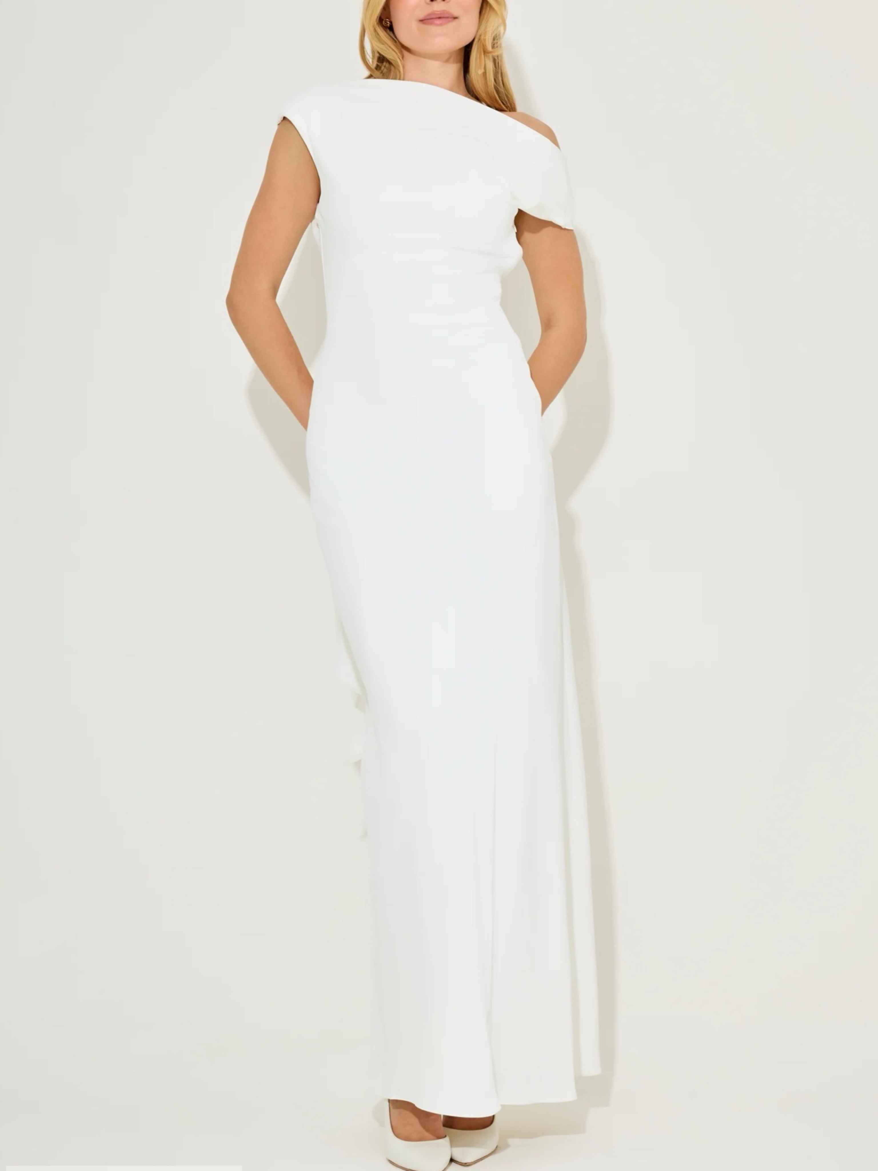 Odd Muse London Drape Maxi Dress Bridal / Engagement dress