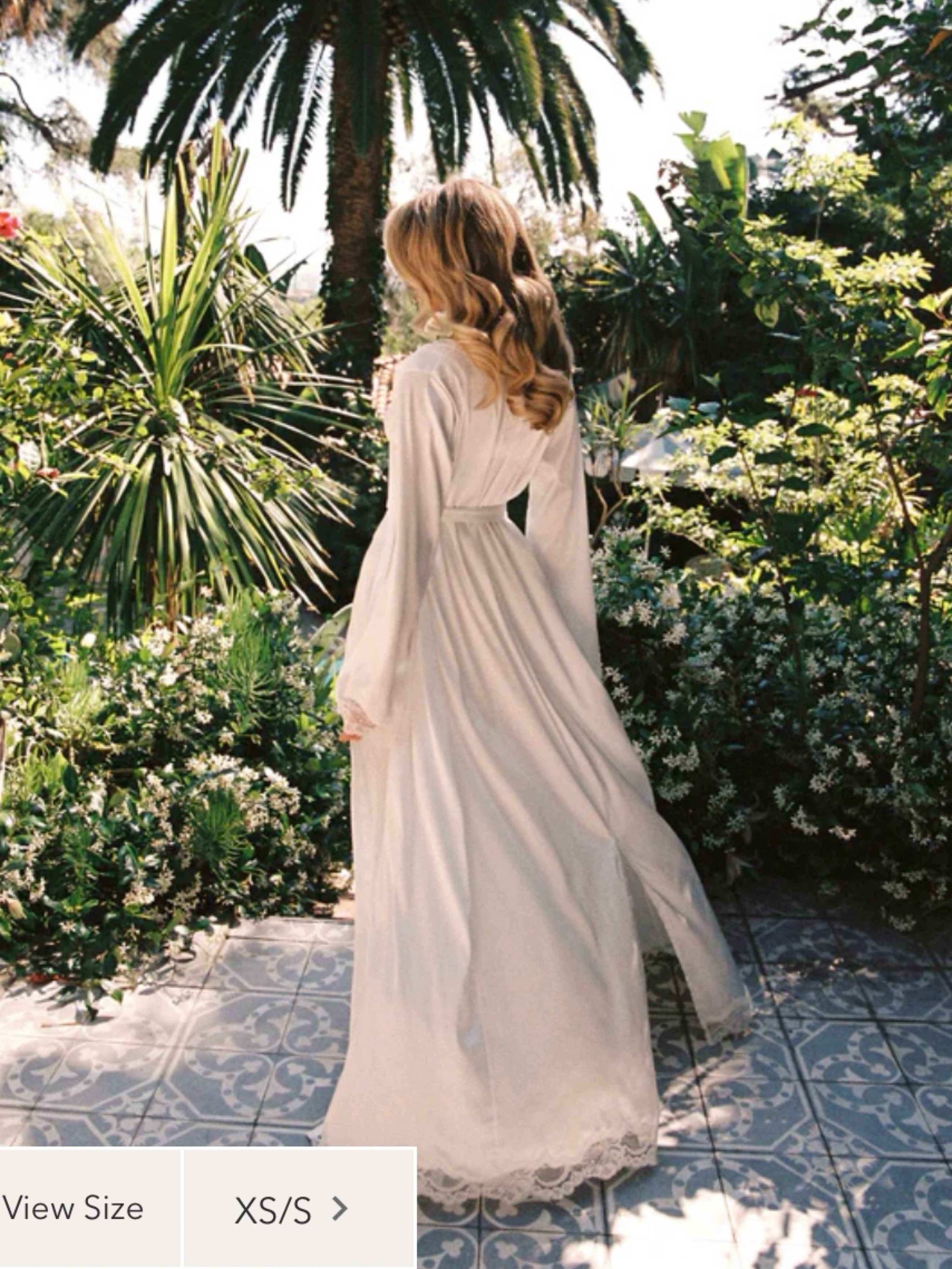 Kat the Label Bridal getting ready Robe