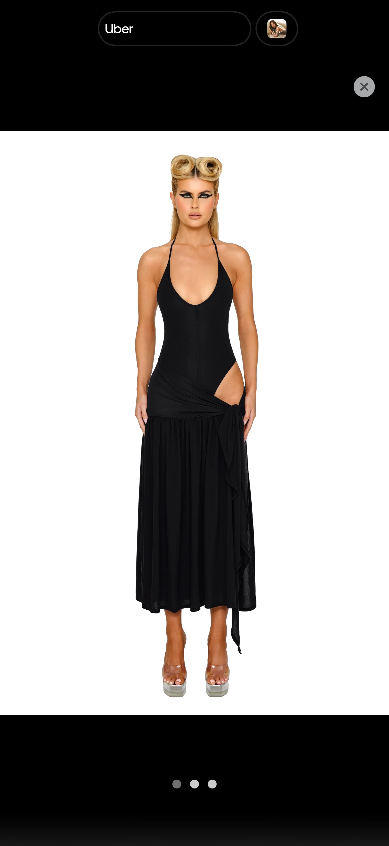 coucoo halter dress Dion Halter Midi Dress