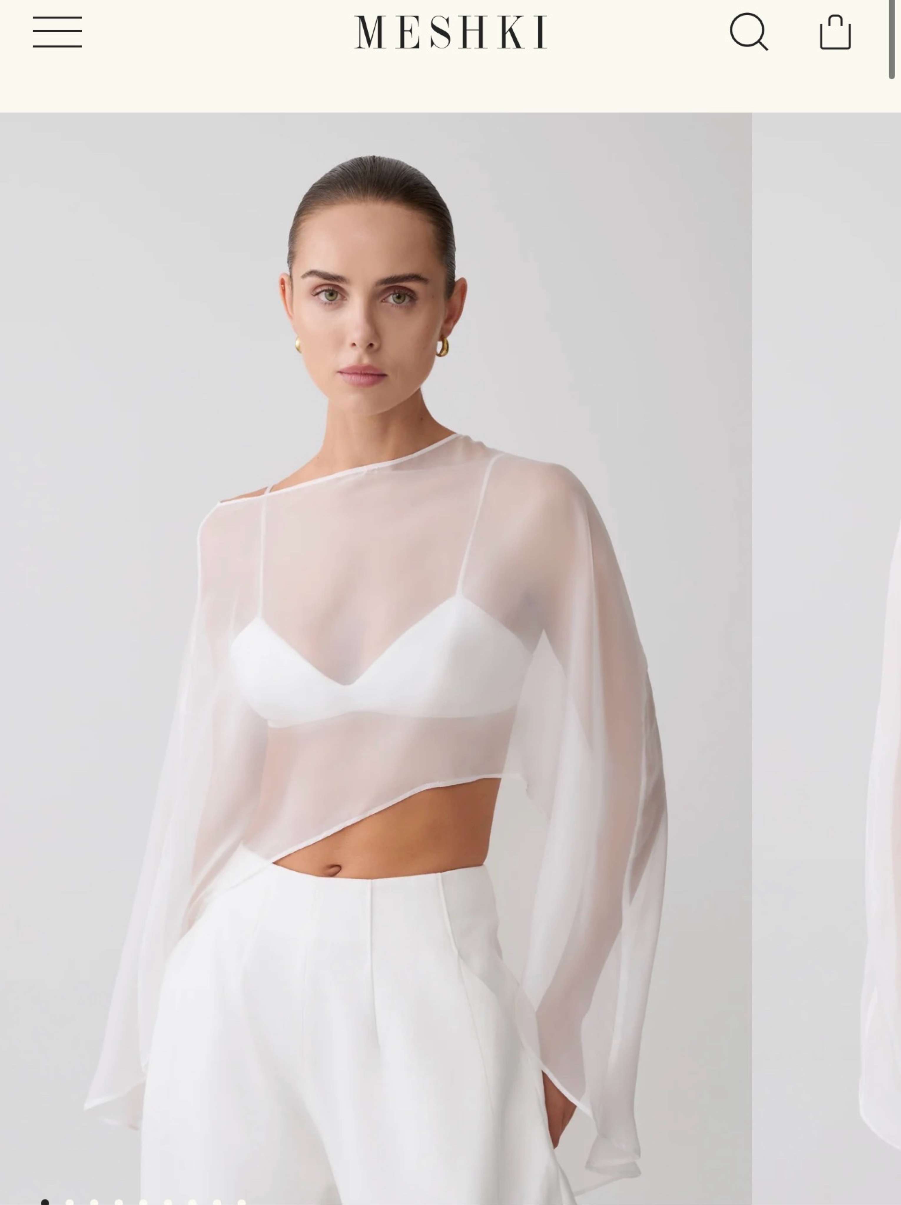 Shop Meshki Tops - Pickle