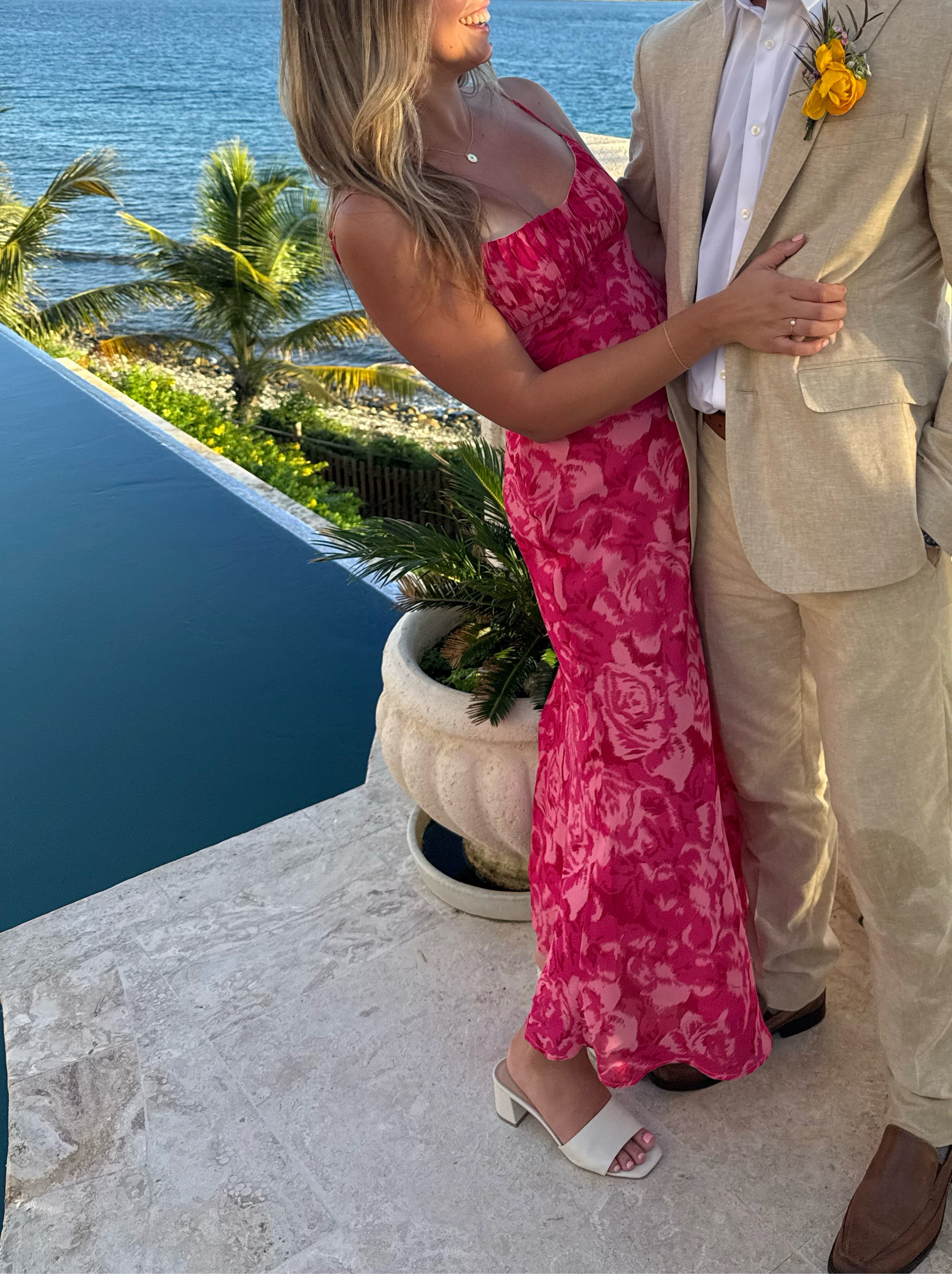 yellow dress hoco Halter Neck Short White Lace Prom Dresses, Short Lace Formal Ho – jkprom Color:As Photo(Hot Pink) Medium 90s Red Draped sleek mermaid silhouette practical pockets