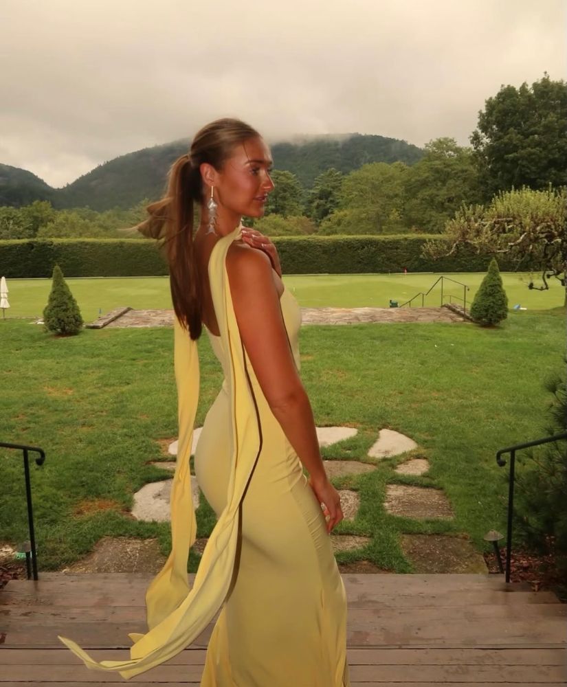 oh polly yellow dress Human Nurture Mini Floral Iconic eveningwear The colour of the season...