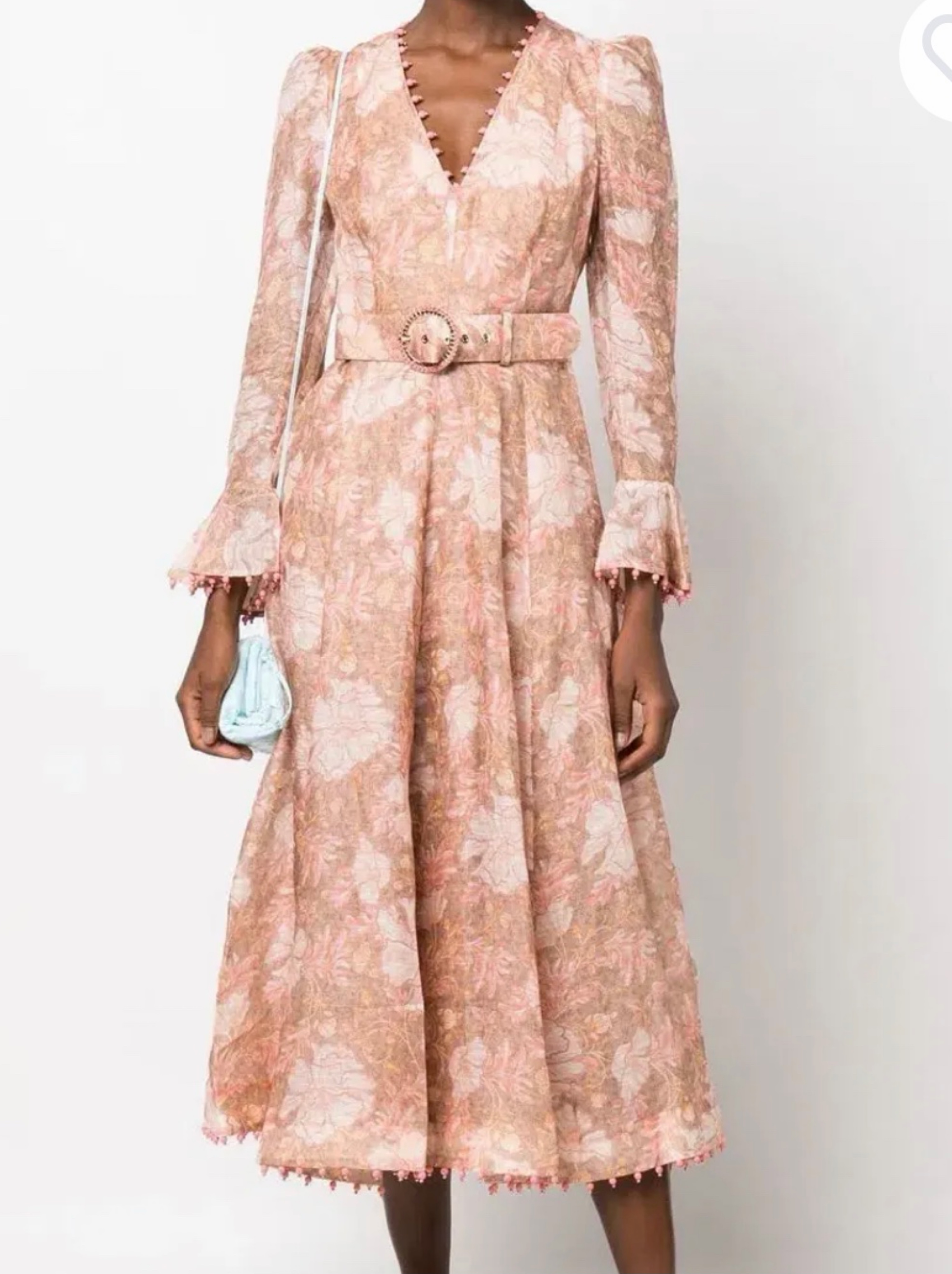 Zimmermann kaleidoscope floral midi dress