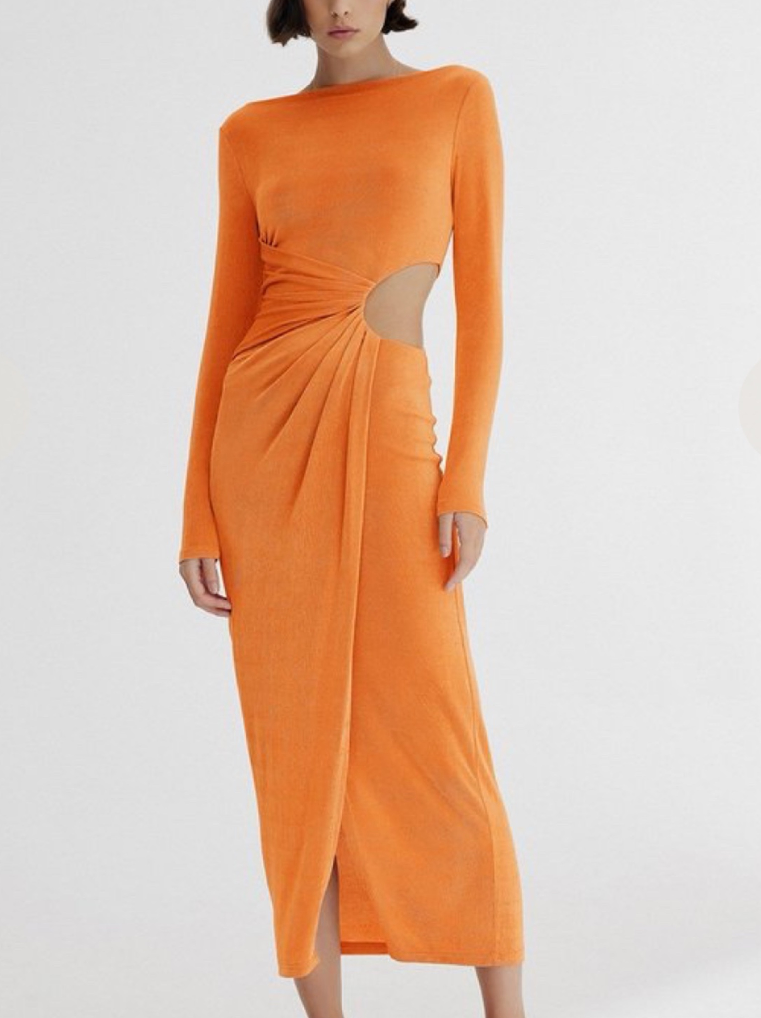 Significant Other Ivy Midi dress in Orange