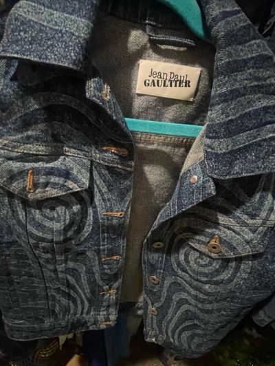 Jean Paul Gaultier Denim Spiral Jacket by Jean Paul Gaultier - Pickle