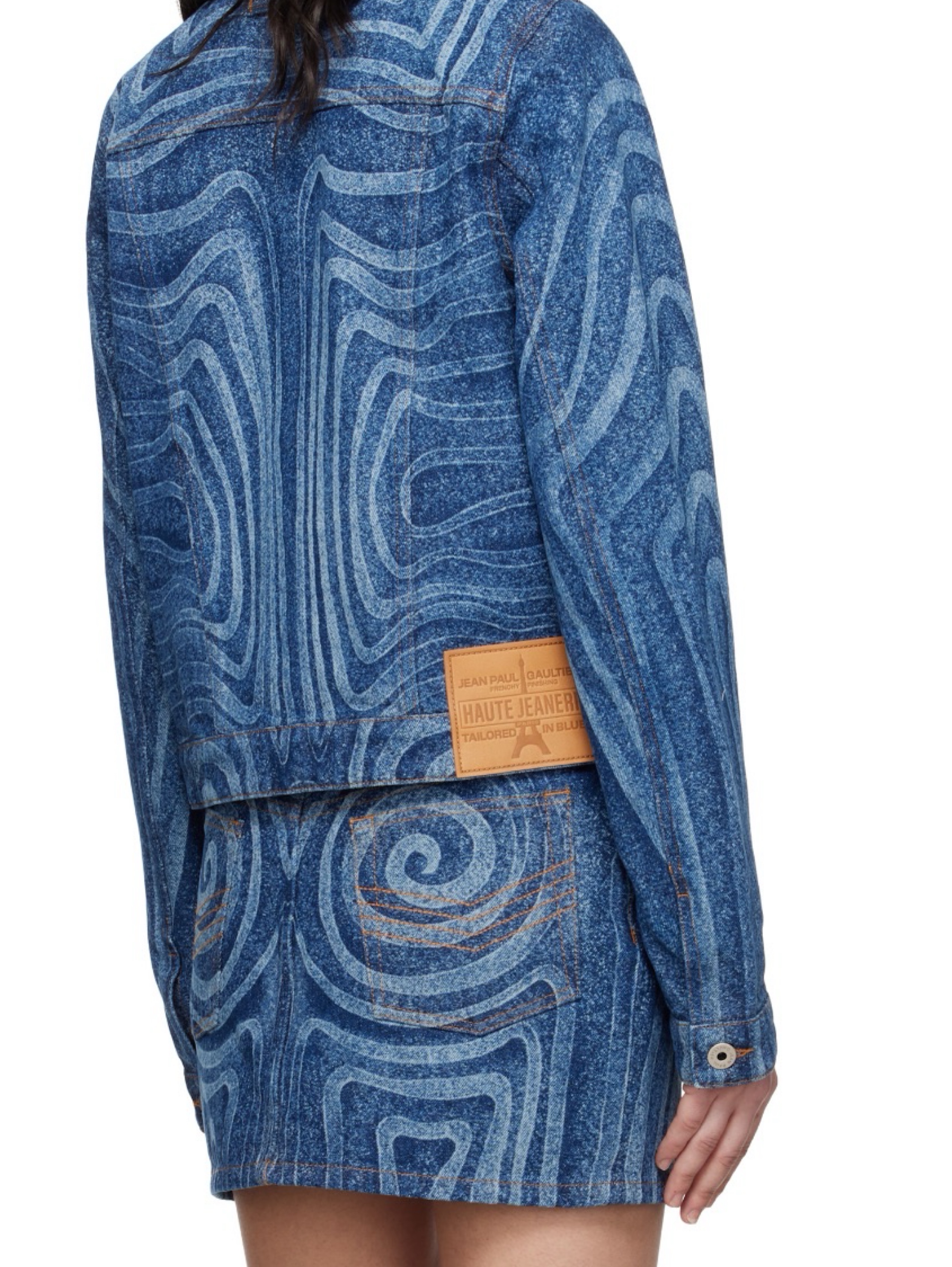 Jean Paul Gaultier Denim Spiral Jacket by Jean Paul Gaultier - Pickle