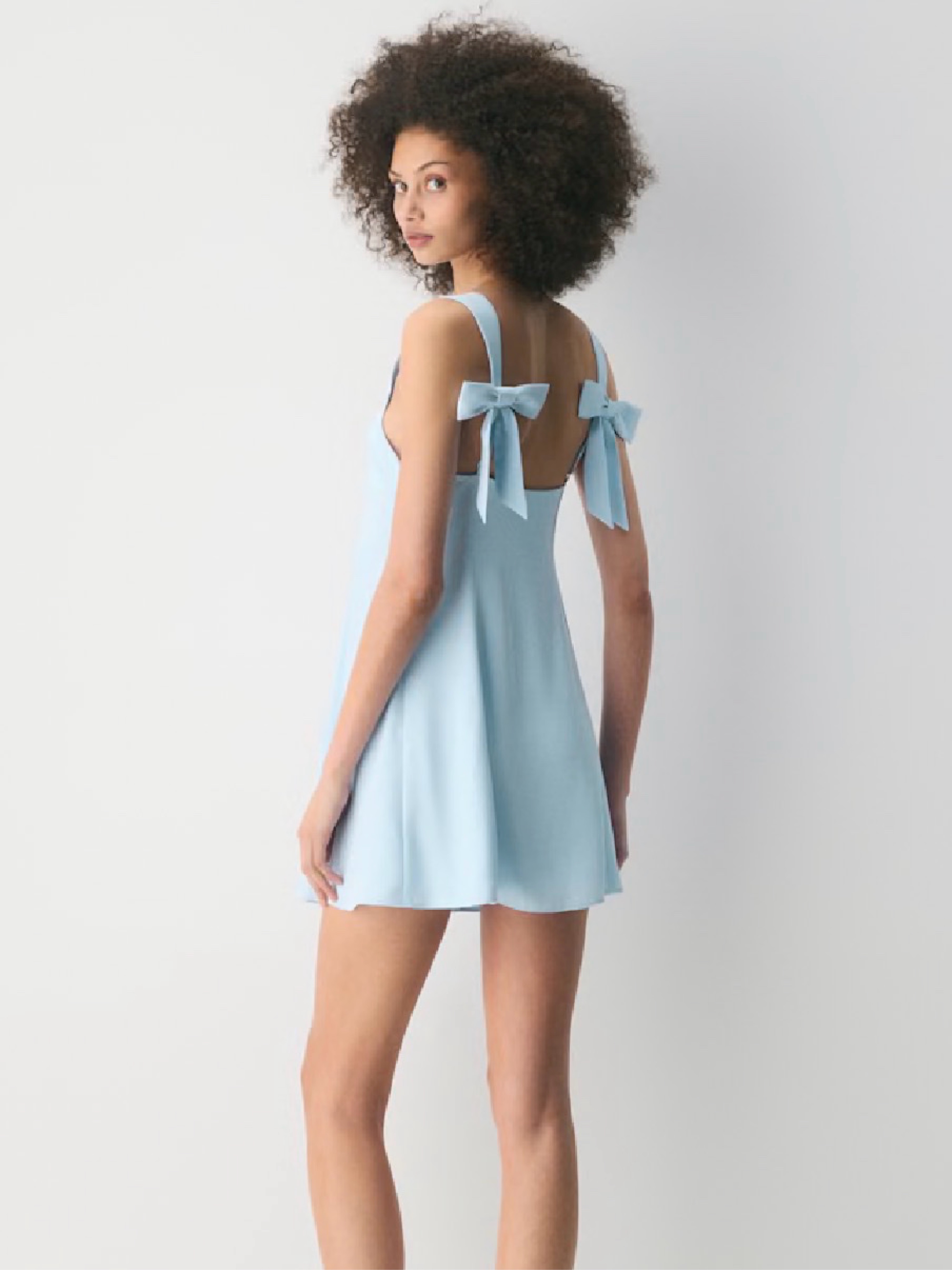 lawrence denim mini dress Cream / M NOPEHLIA Summer Crochet – CULT Style with sandals for Color:Sax