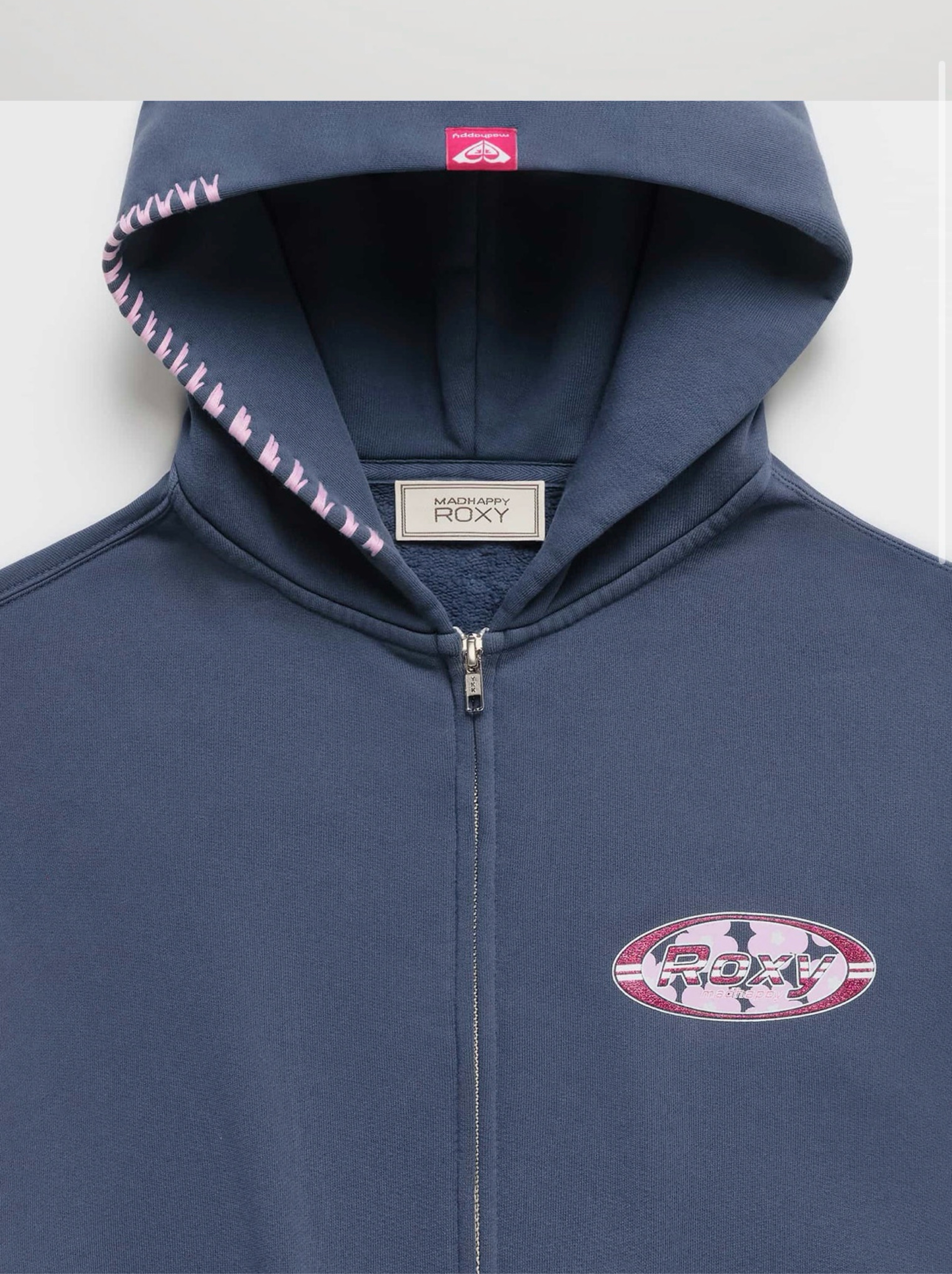 Roxy x Madhappy Sold Out Navy Midweight Oversized Zip Hoodie Set