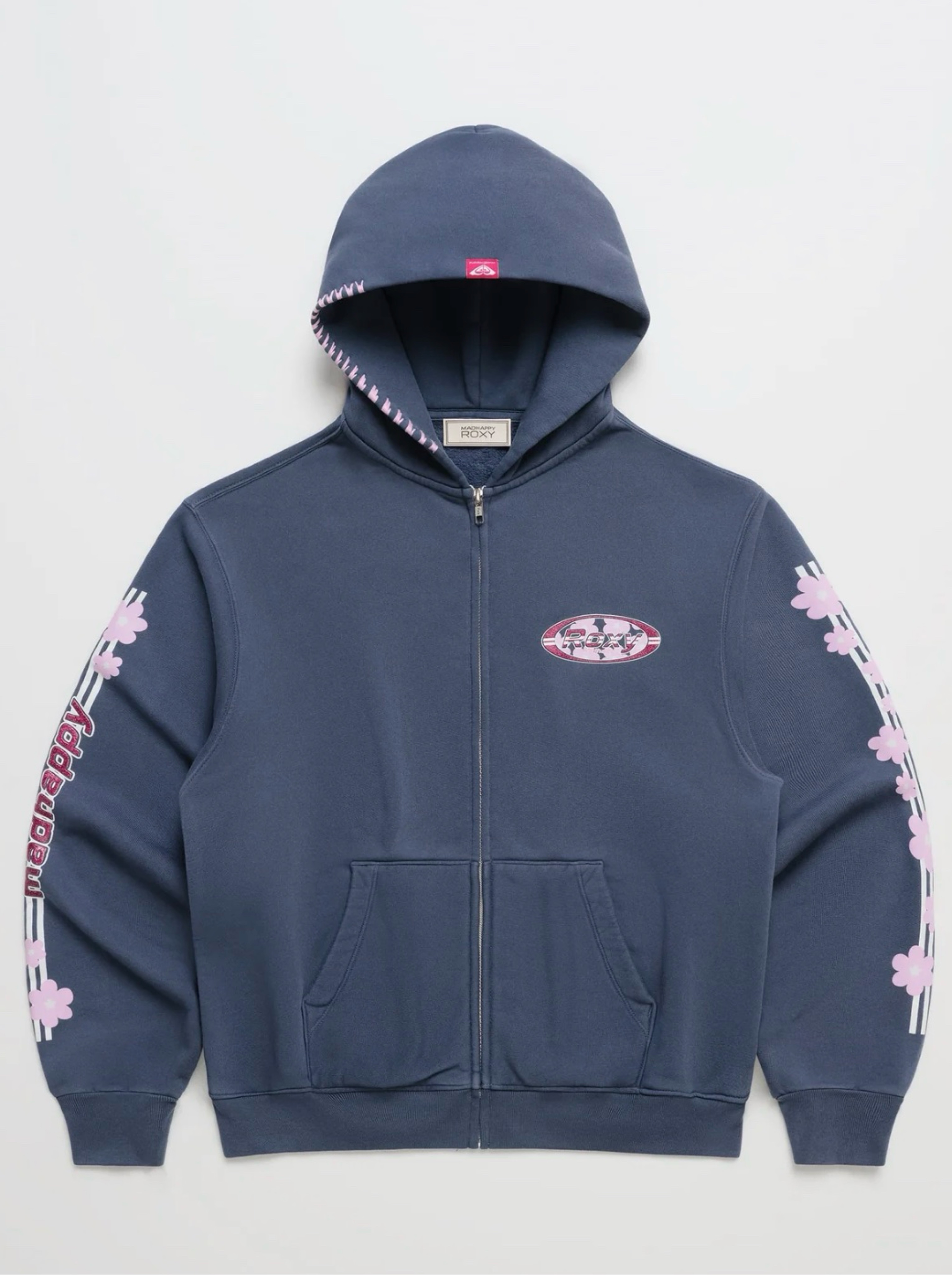 Roxy x Madhappy Sold Out Navy Midweight Oversized Zip Hoodie Set