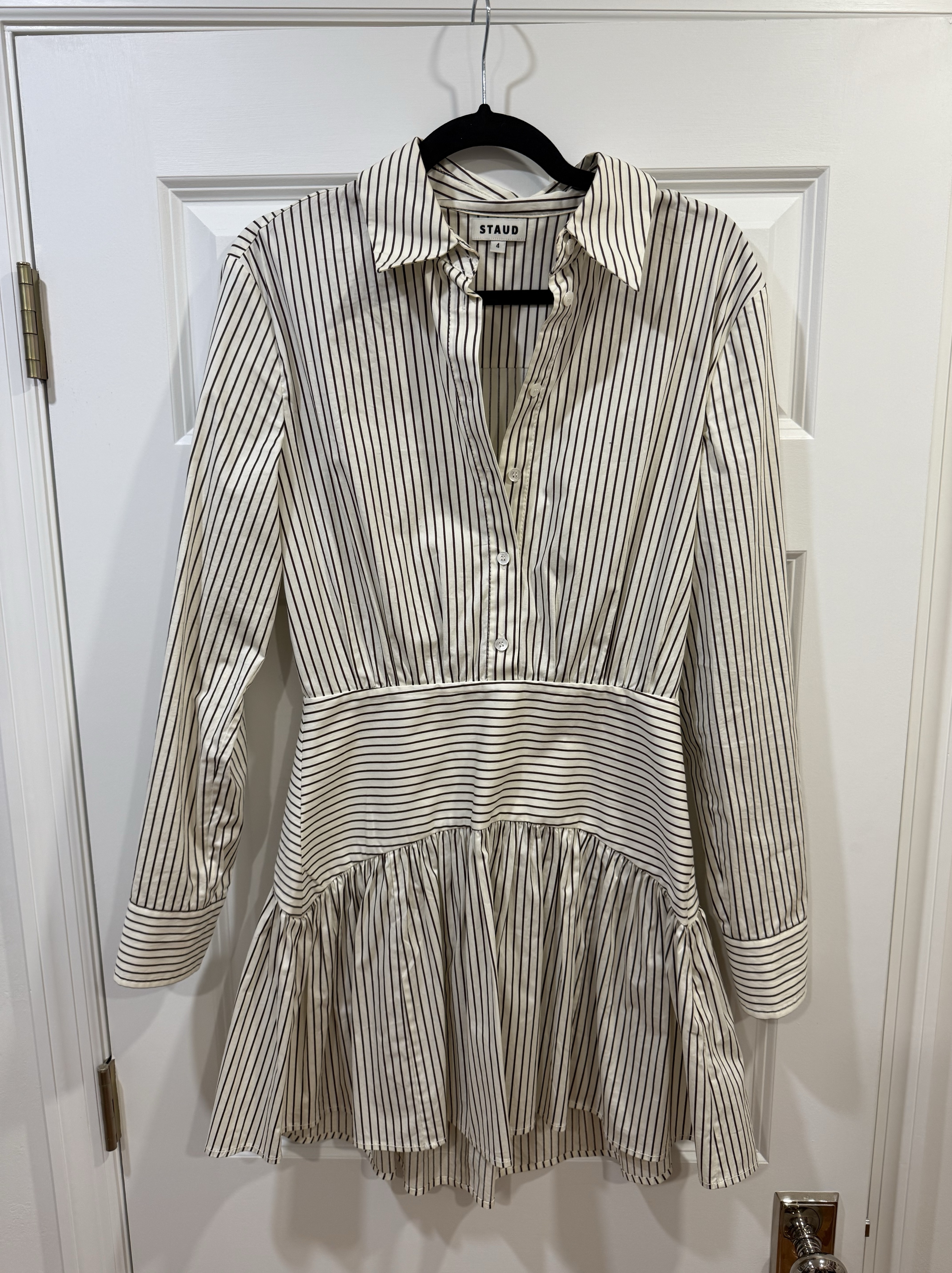 staud rocco mini dress Women's Dress, White, 10 Clothing, Shoes & Accessories Long sleeves with button cuffs Staud Rocco Dress | TikTok