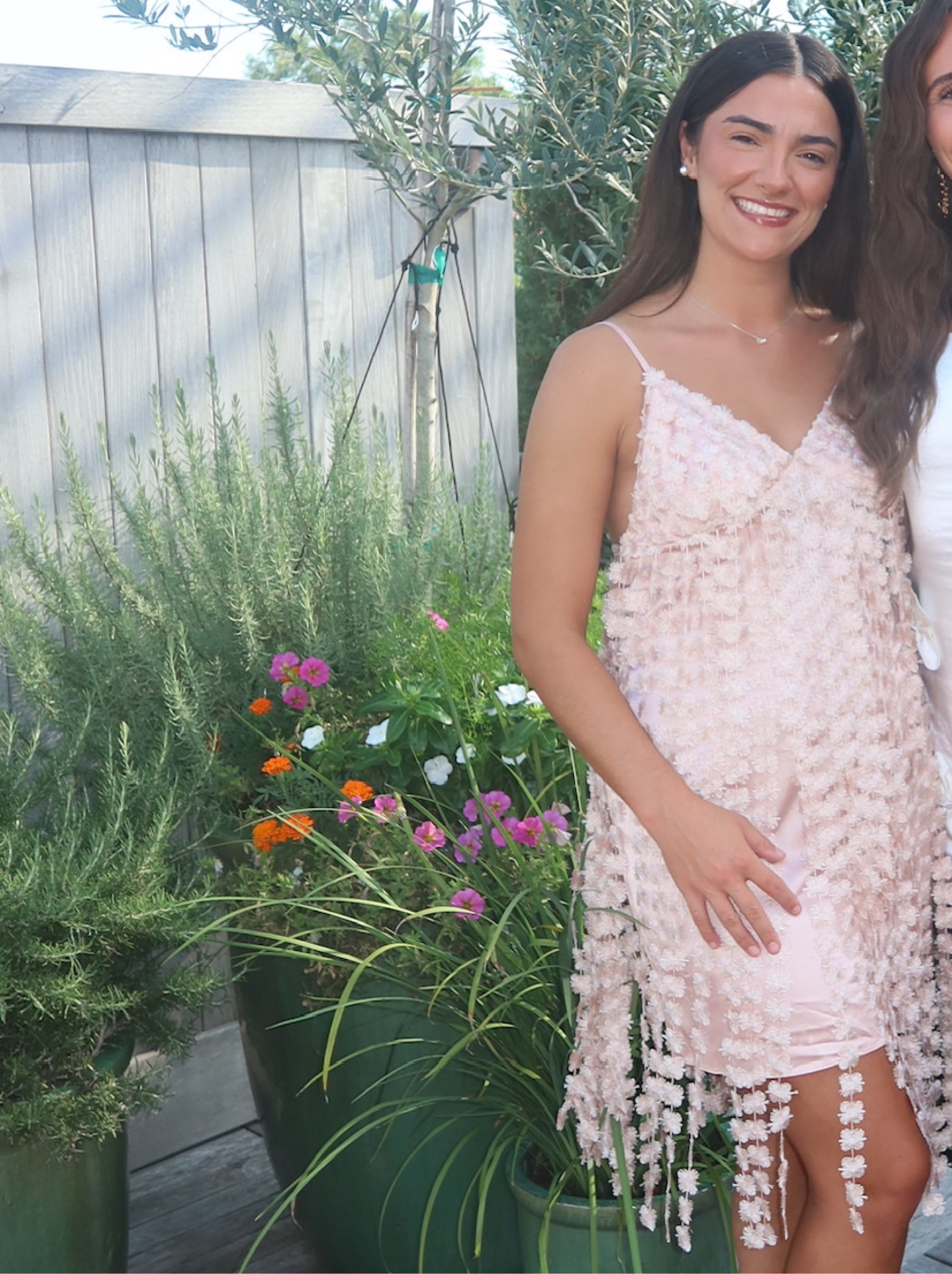 anthropologie pink fringe dress Anthropologie Sleeveless Mesh Fringe Midi Dress In Purple - 46% Off