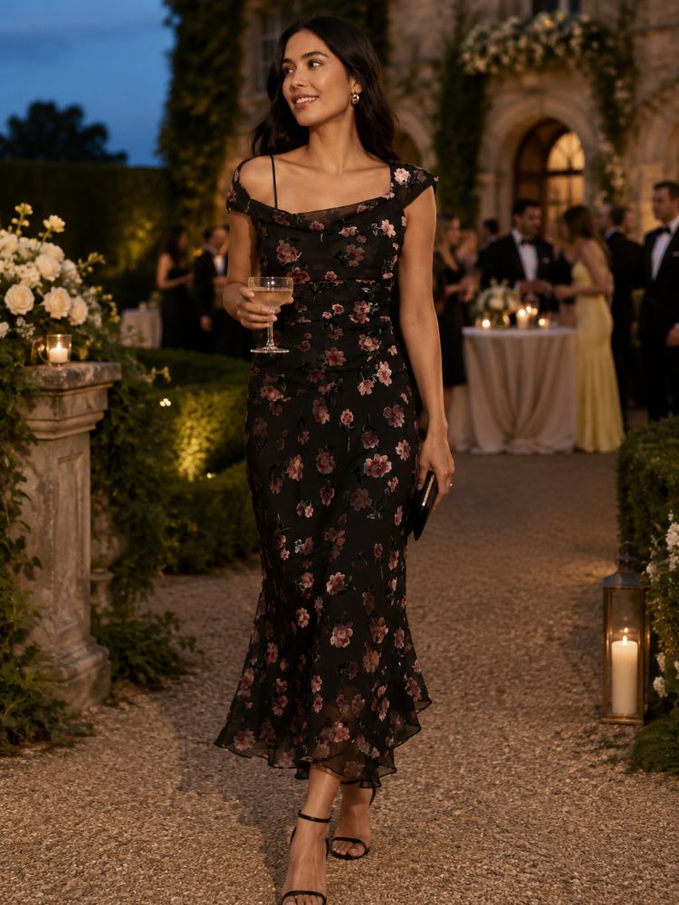 For Love & Lemons Aigrette Maxi Dress | Wedding Guest & Garden Party