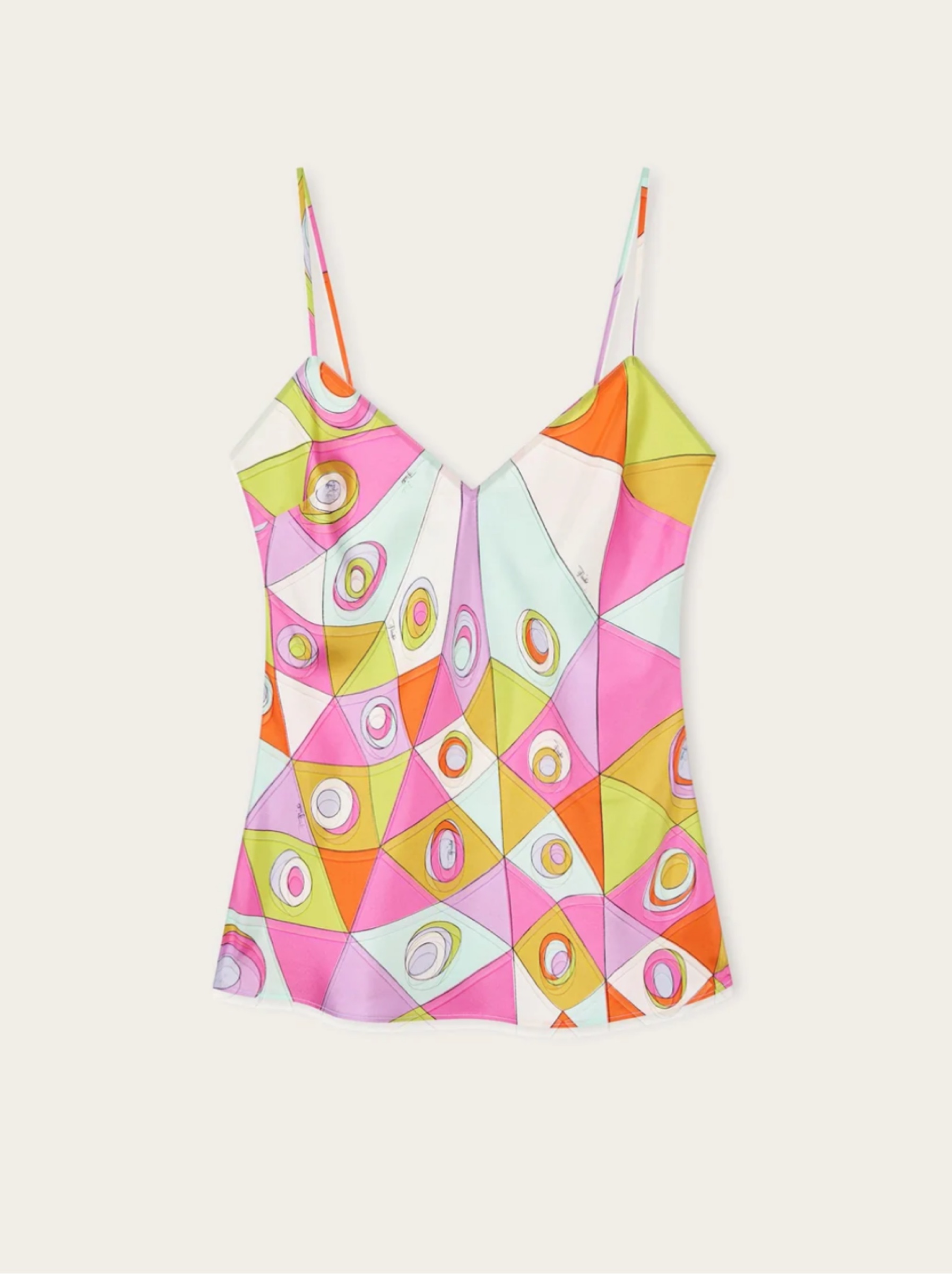 Emilio Pucci Multicolor Printed Cami & Shorts Set by Emilio pucci