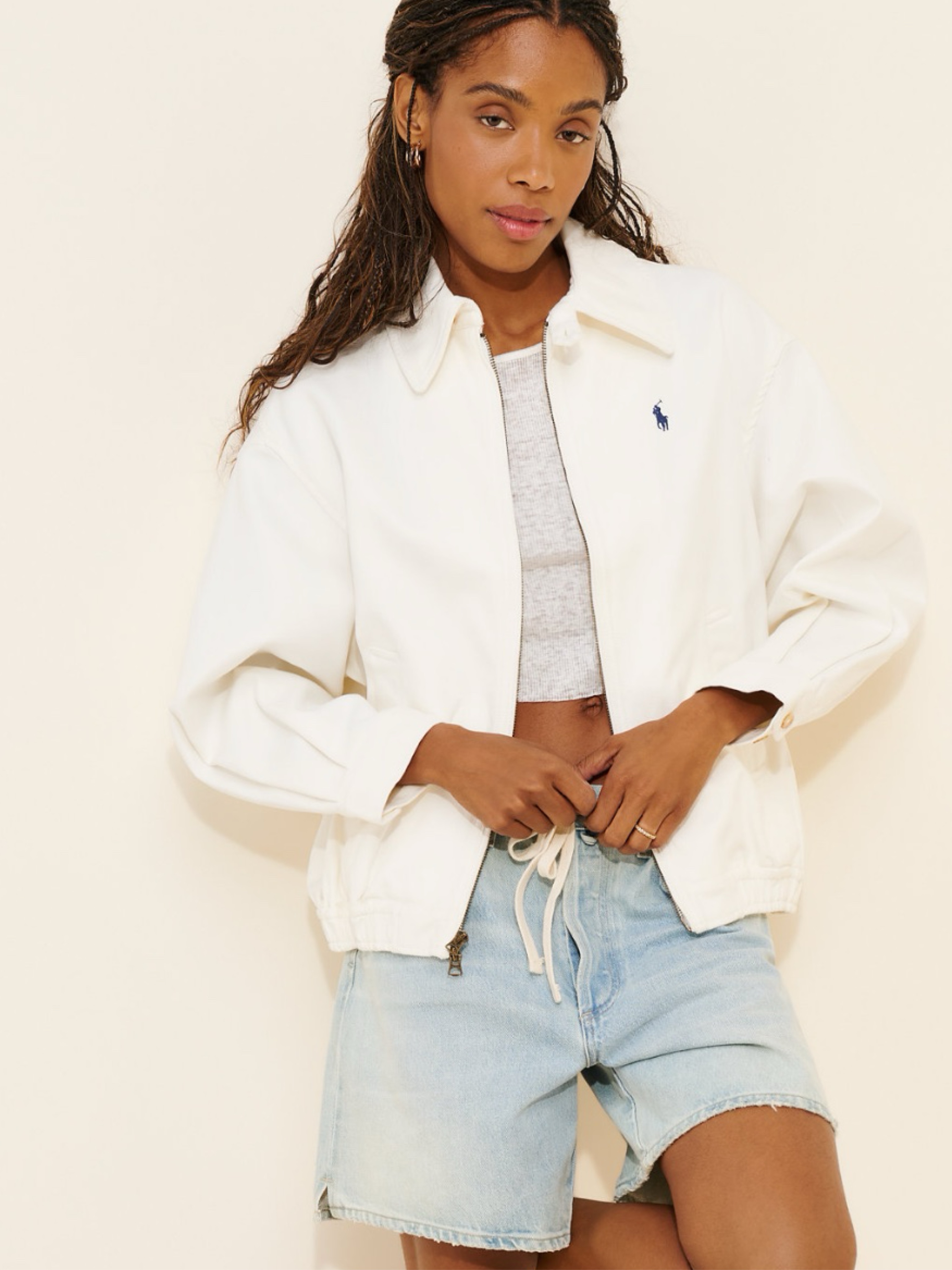 Polo Bomber Jacket by Polo Ralph Lauren - Pickle