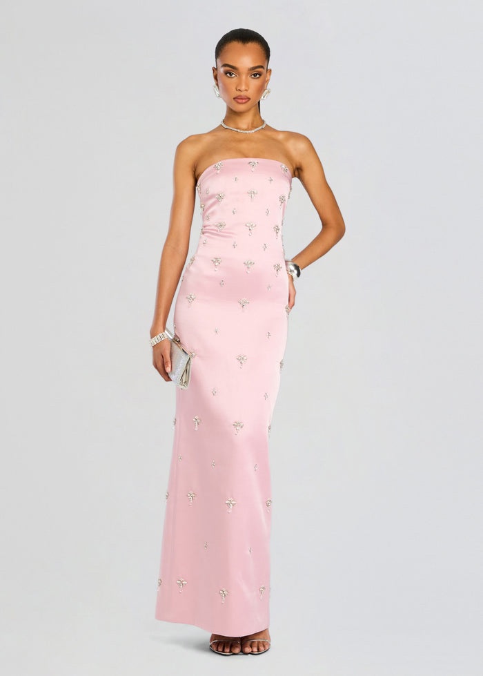 retrofete pink maxi dress Bella Maxi Dress