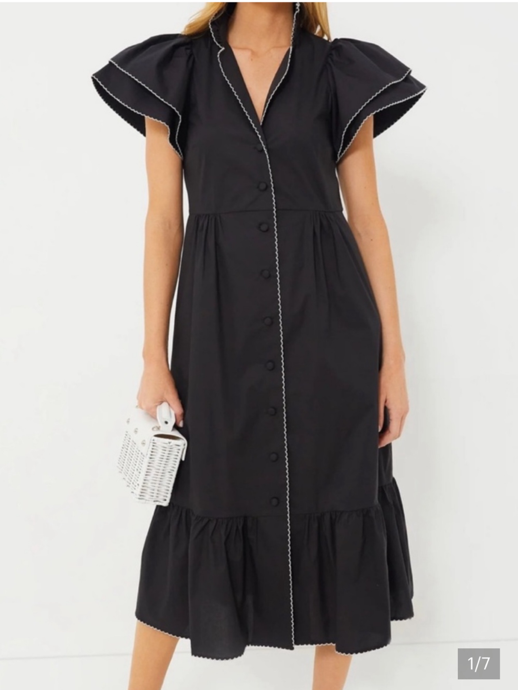 Tuckernuck black midi “alice” dress by Tuckernuck | Pickle