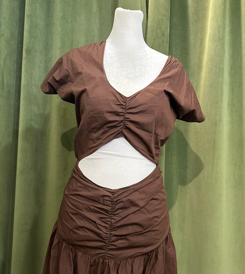 tuckernuck green dress Tuckernuck Metallic Green Plaid Mini Delaney Dress Hunter Green / XS main image 0