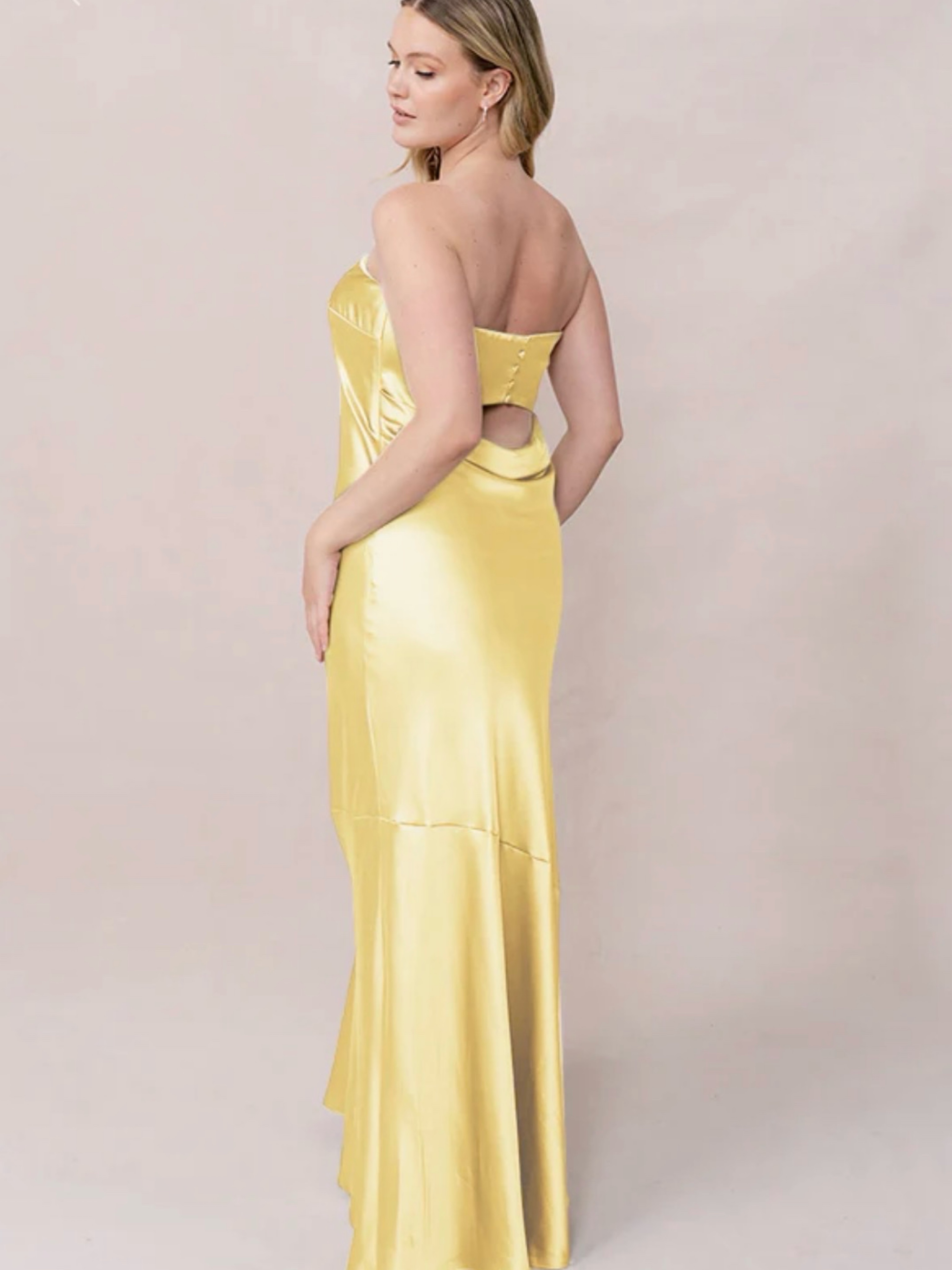 revelry leo satin dress Leo Satin Dress | Made To Order Mauve Pink