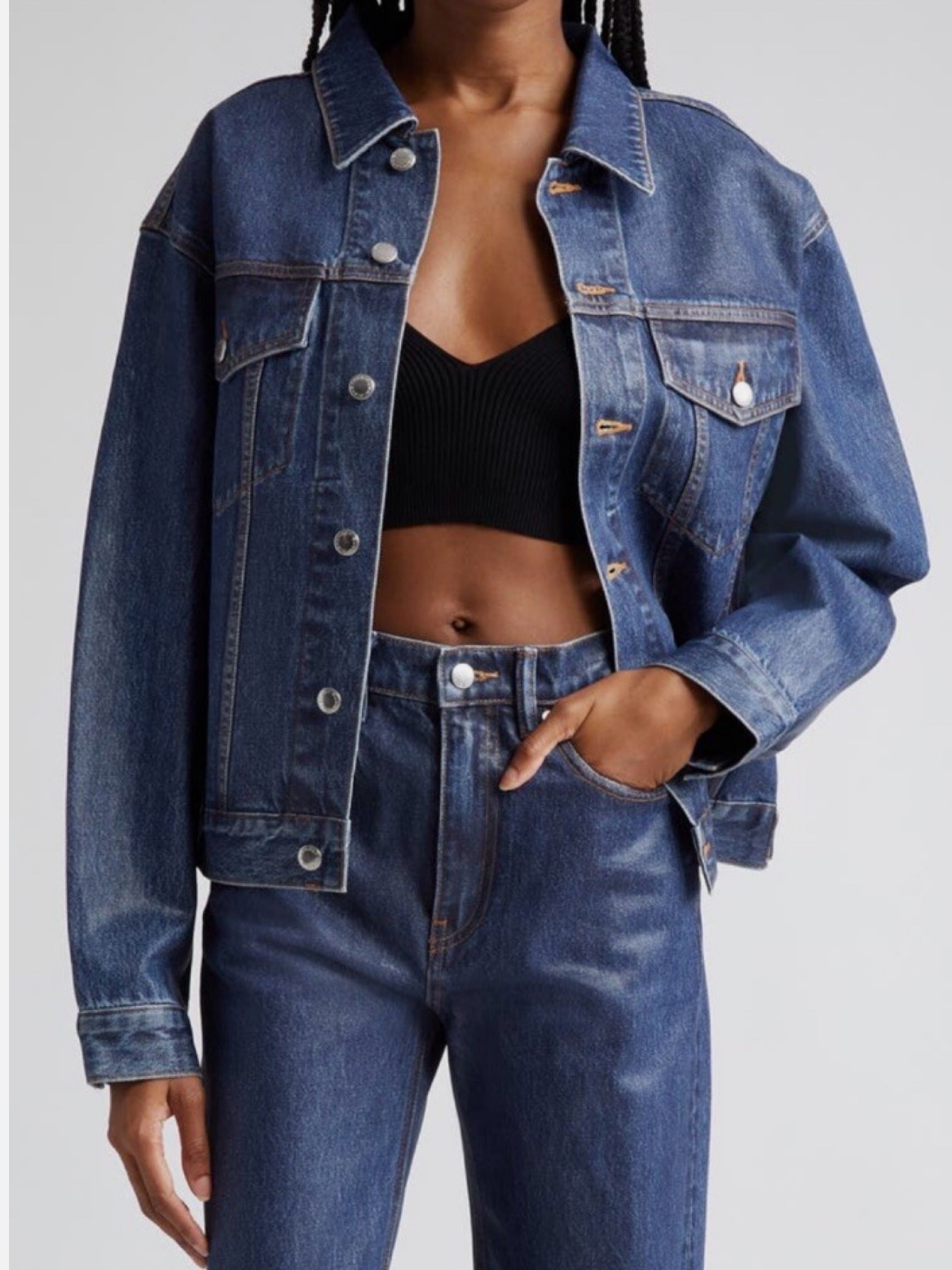 Alexander Wang Jean Jacket by ALEXANDER WANG - Pickle