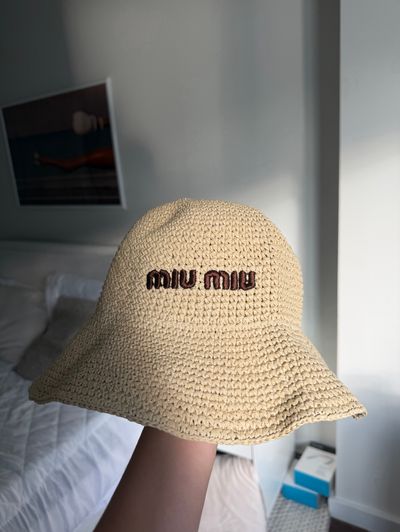 MiuMiu - Woven Hat by Miu Miu | Pickle