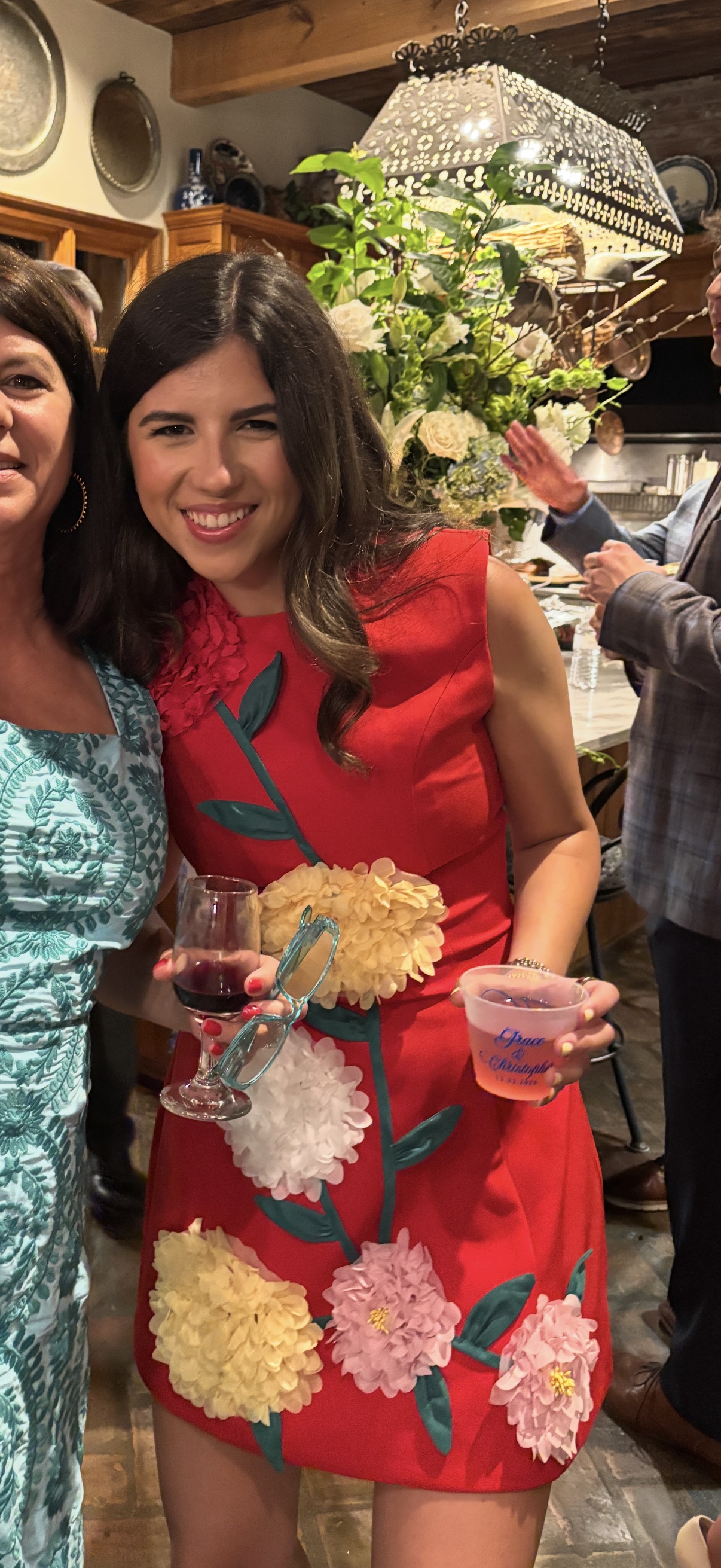 elliatt red flower dress The Buttercup