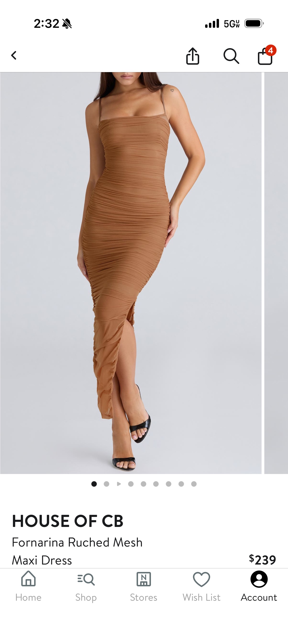 fornarina tan organza mesh maxi dress House of CB Fornarina Tan Organza Mesh Maxi Dress Nude Size 12