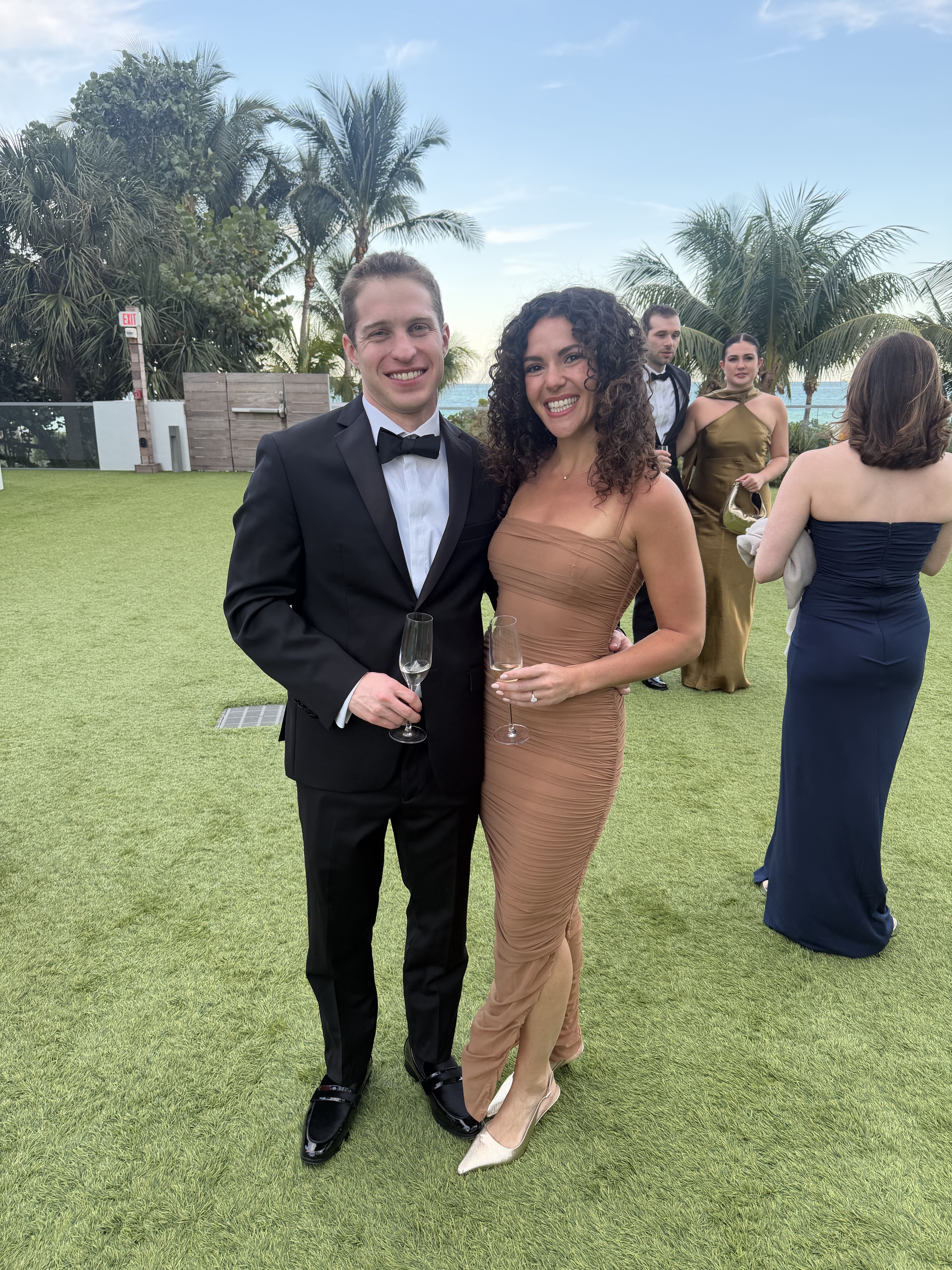 fornarina tan organza mesh maxi dress Devin Brugman - Fornarina Tan Organza Mesh Maxi Dress