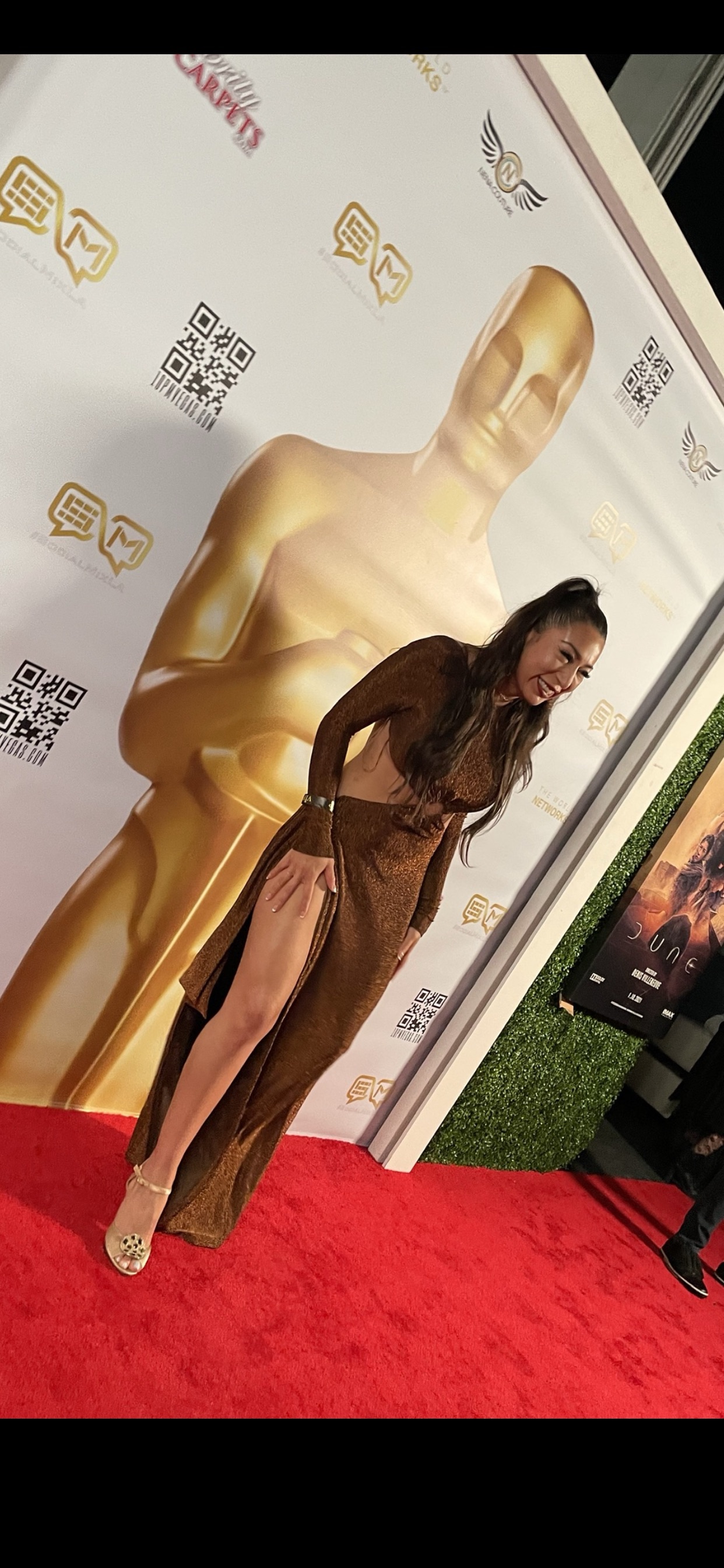 Brown Knit Long Dress with Cutout Details by Meshki - Pickle Brown Knit Long Dress with Cutout Details by Meshki - Pickle