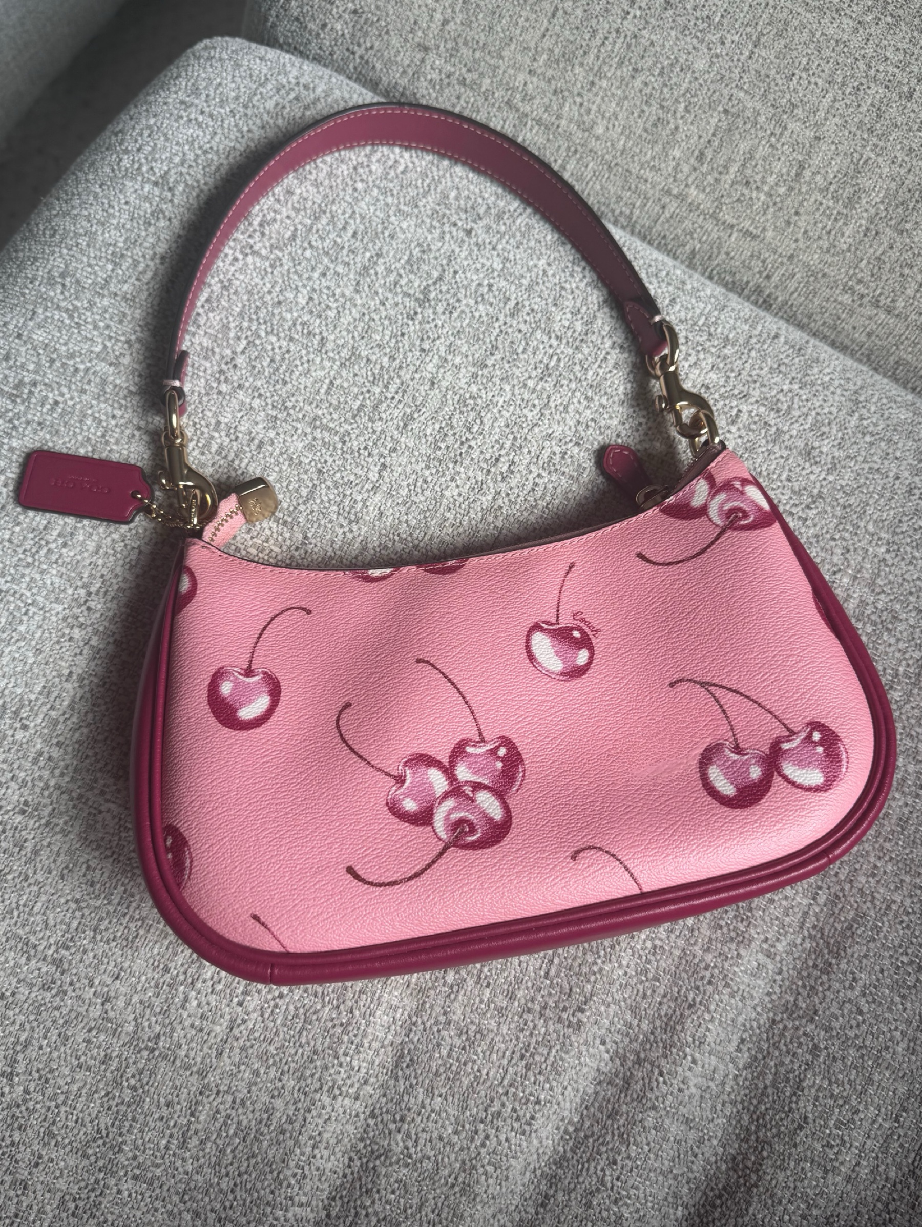 Coach Teri Shoulder Bag - Pink Cherry by Coach | Pickle