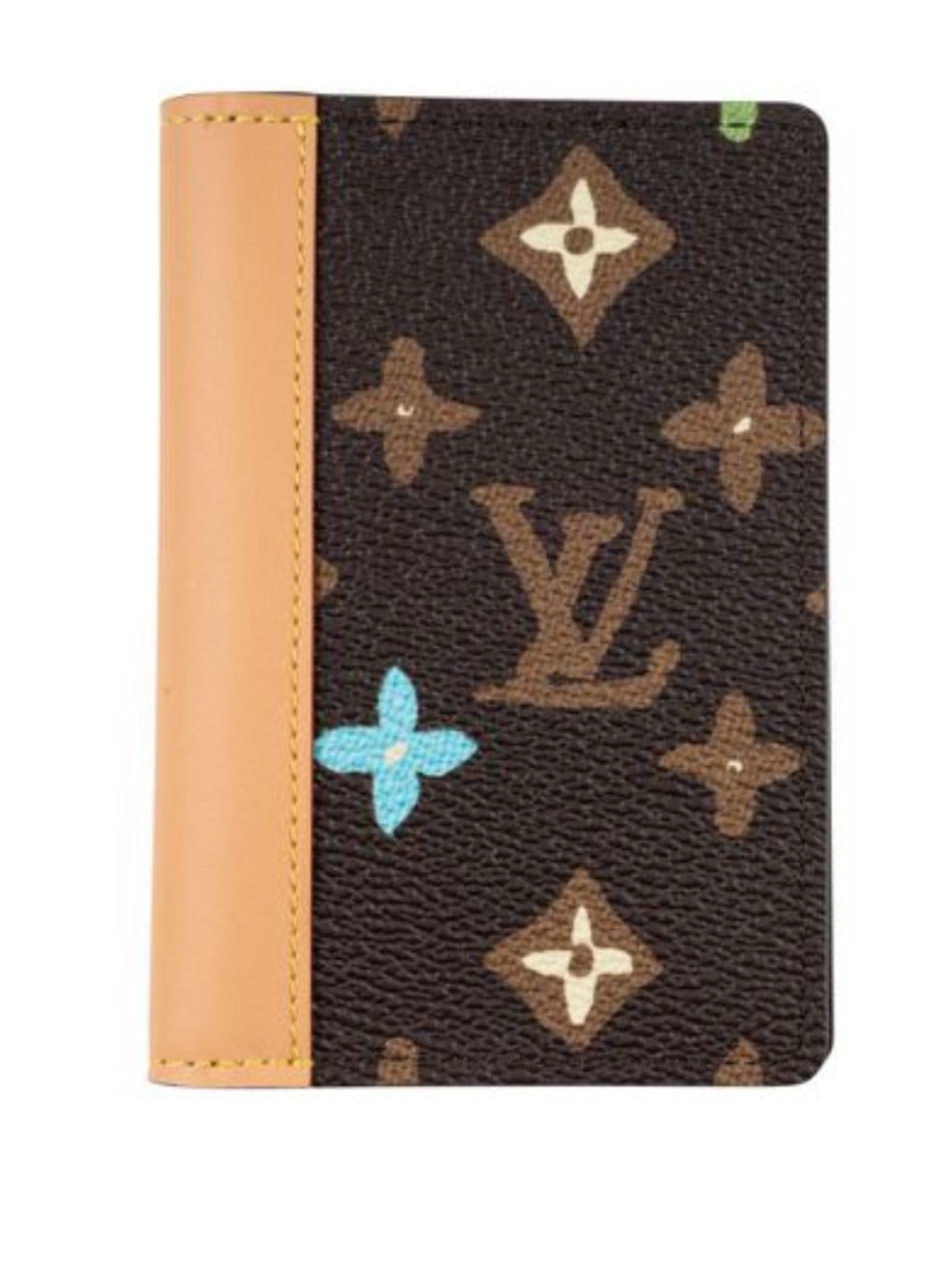Louis Vuitton Brown Multicolor Monogram Card Holder