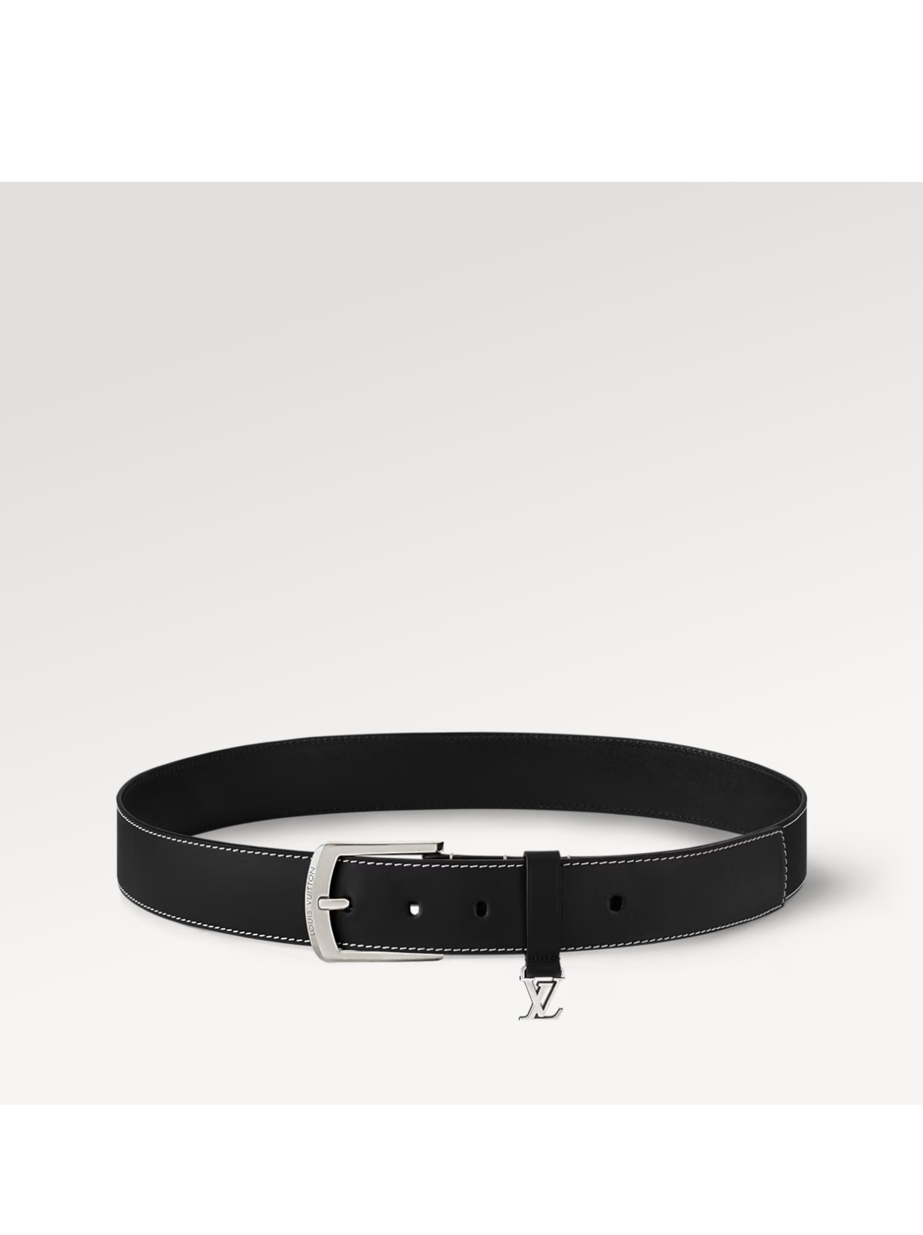 Louis Vuitton Black Leather Belt