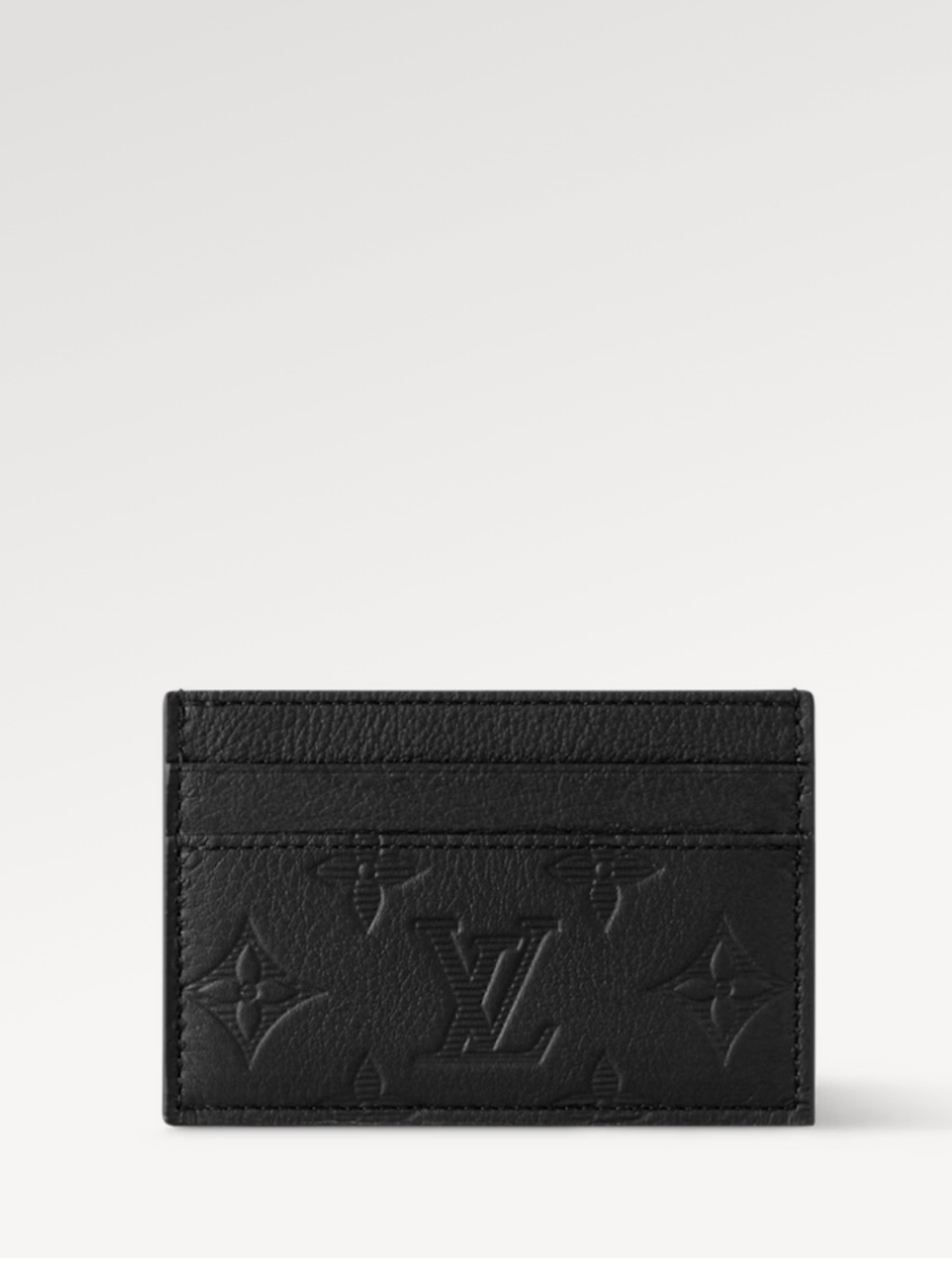 Louis Vuitton Black Leather Card Holder