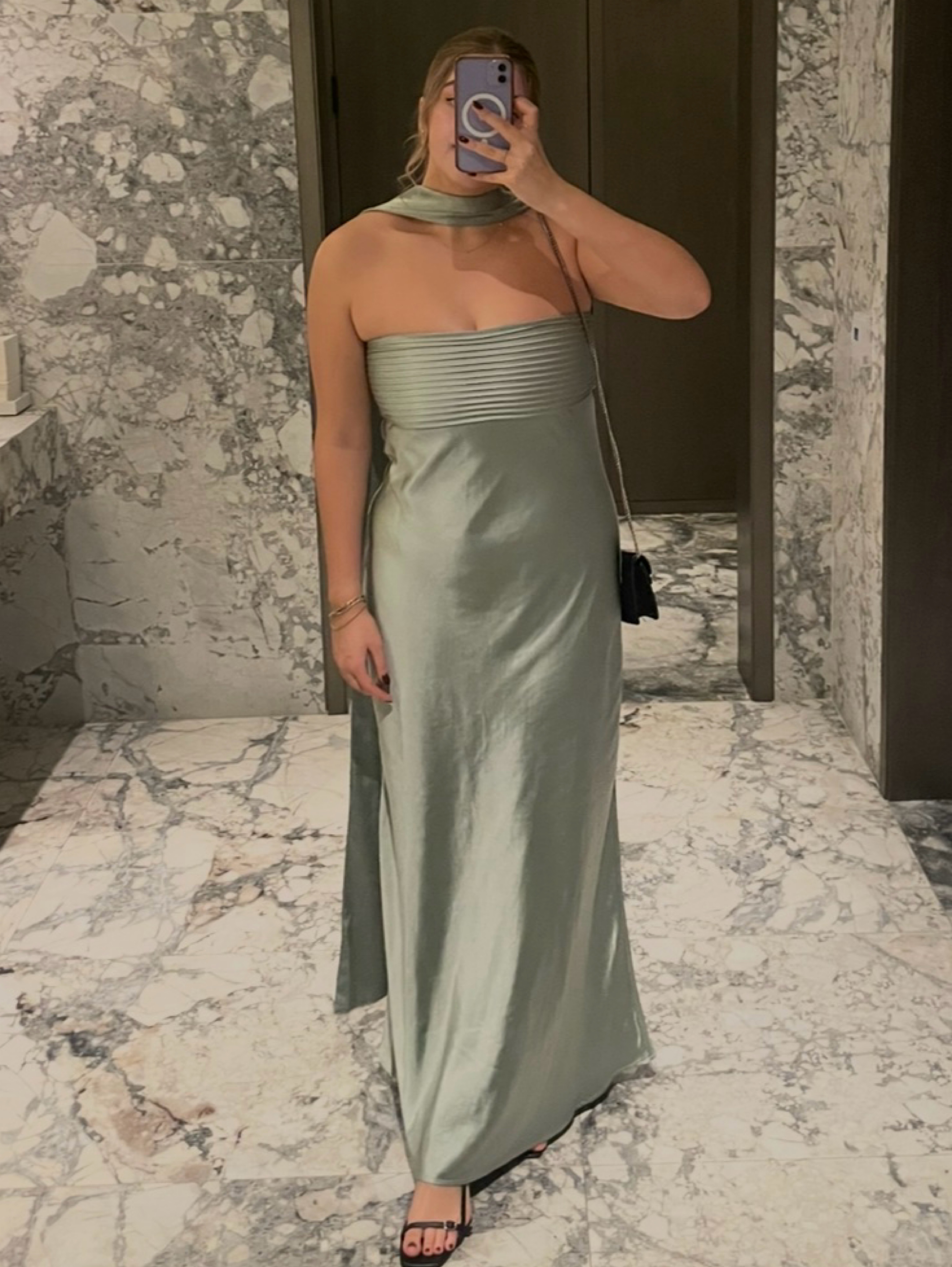 Runaway the Label Elsa Maxi Dress in Sage