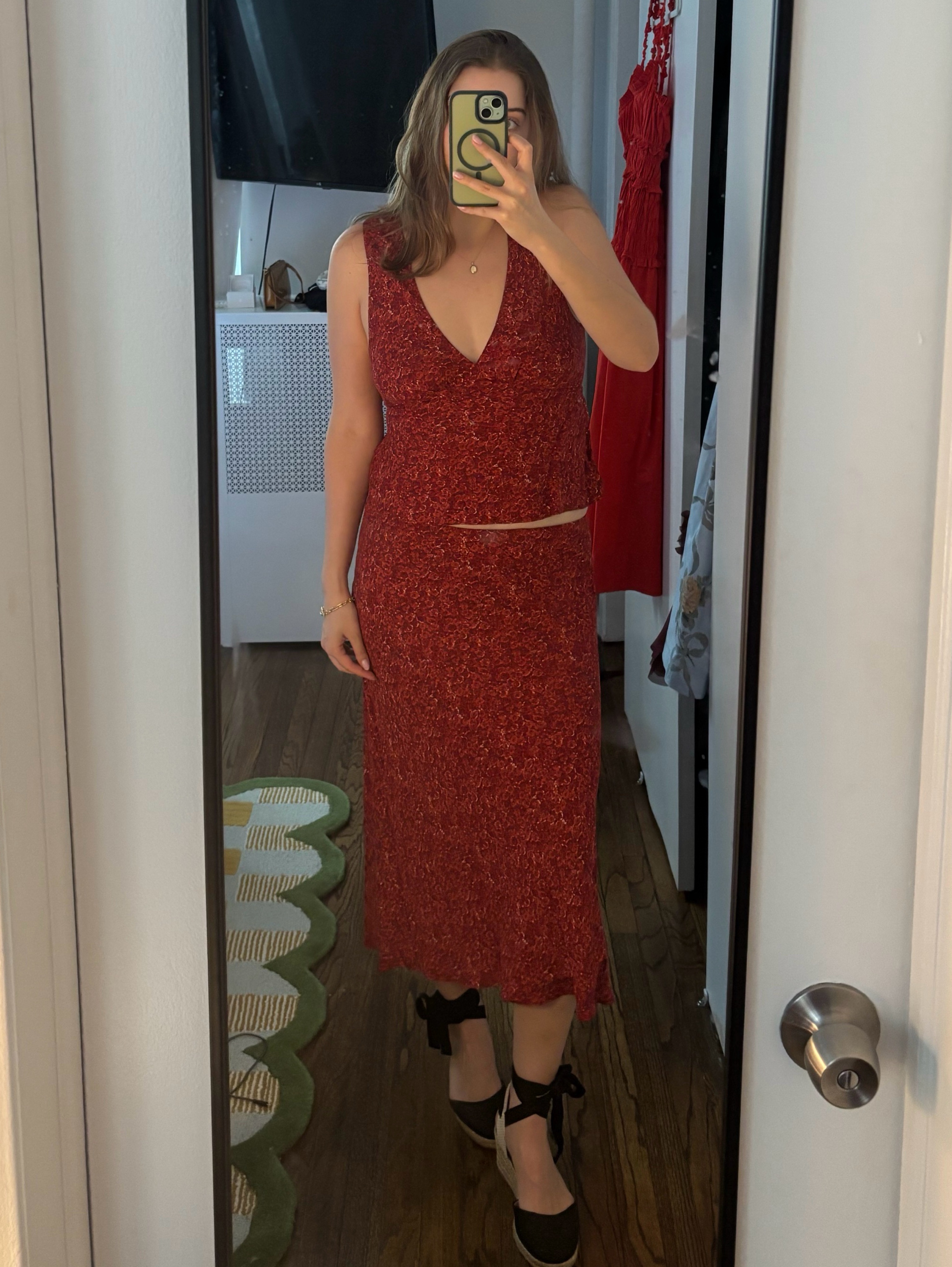 Reformation Ryan Two Piece Set in Roseanne