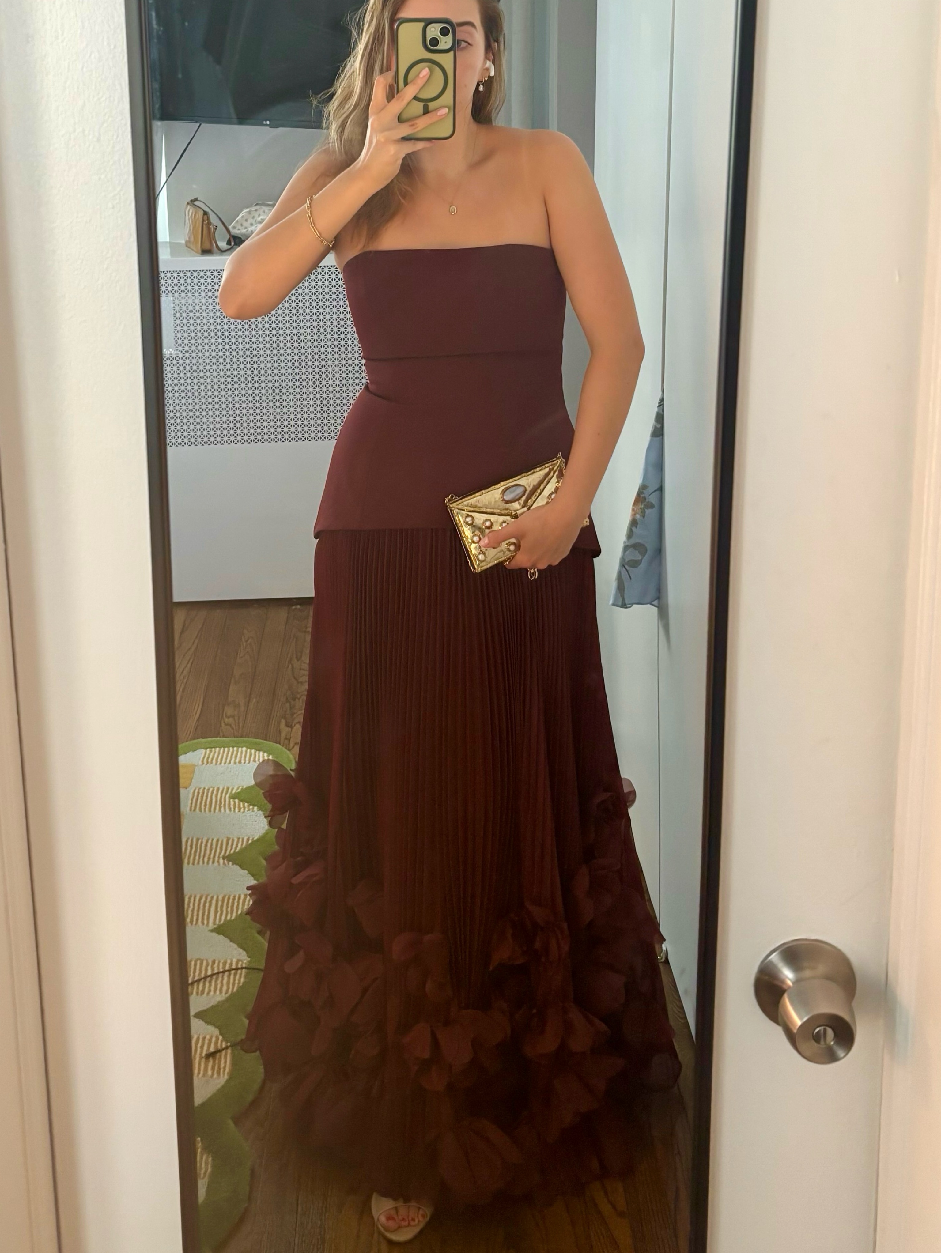 Babyboo Seraphina Gown in Cherry Lacquer