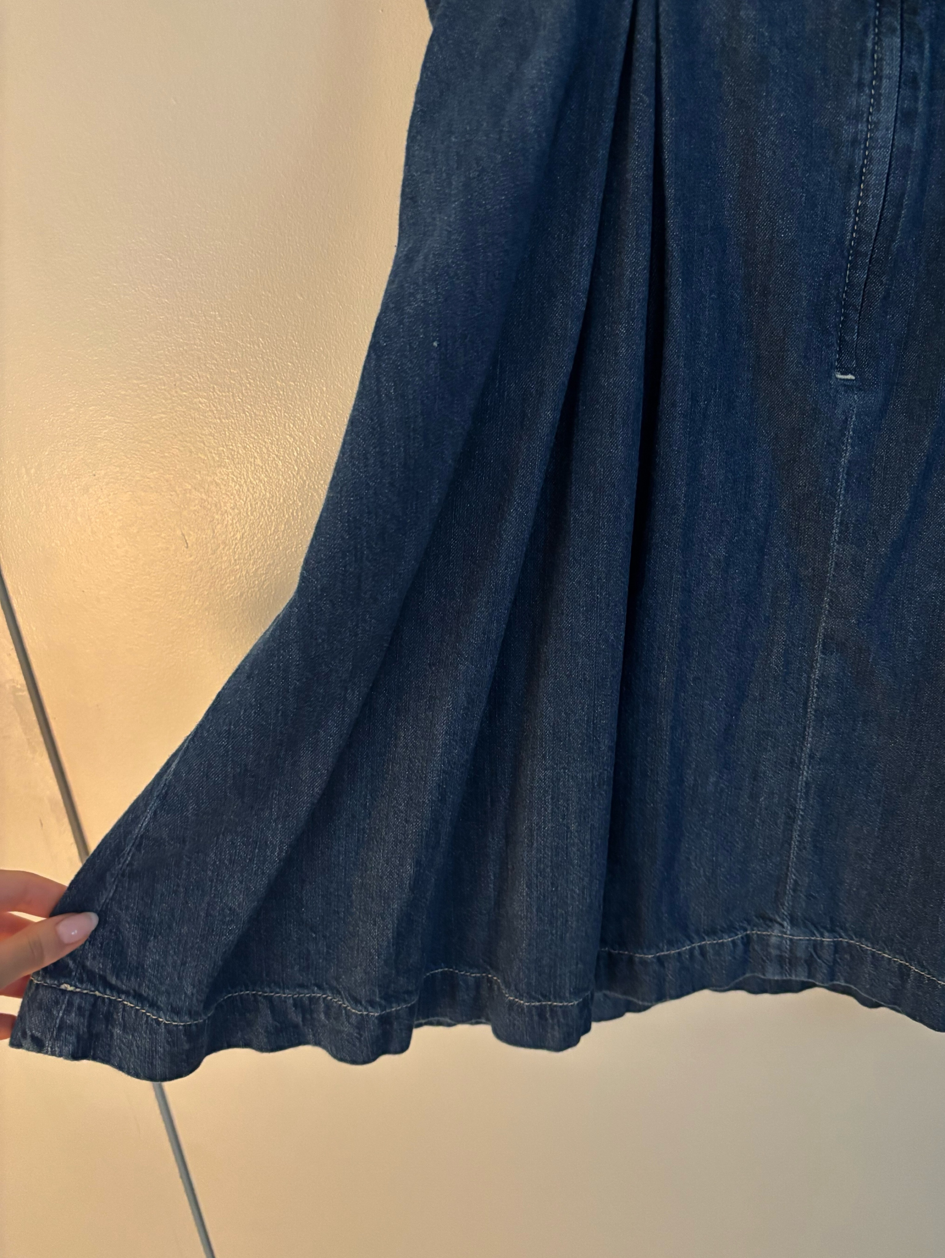reformation cecil denim mini dress Reformation Cecil Denim Mini Dress by Reformation