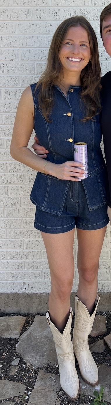 Commense - Denim Shorts Set