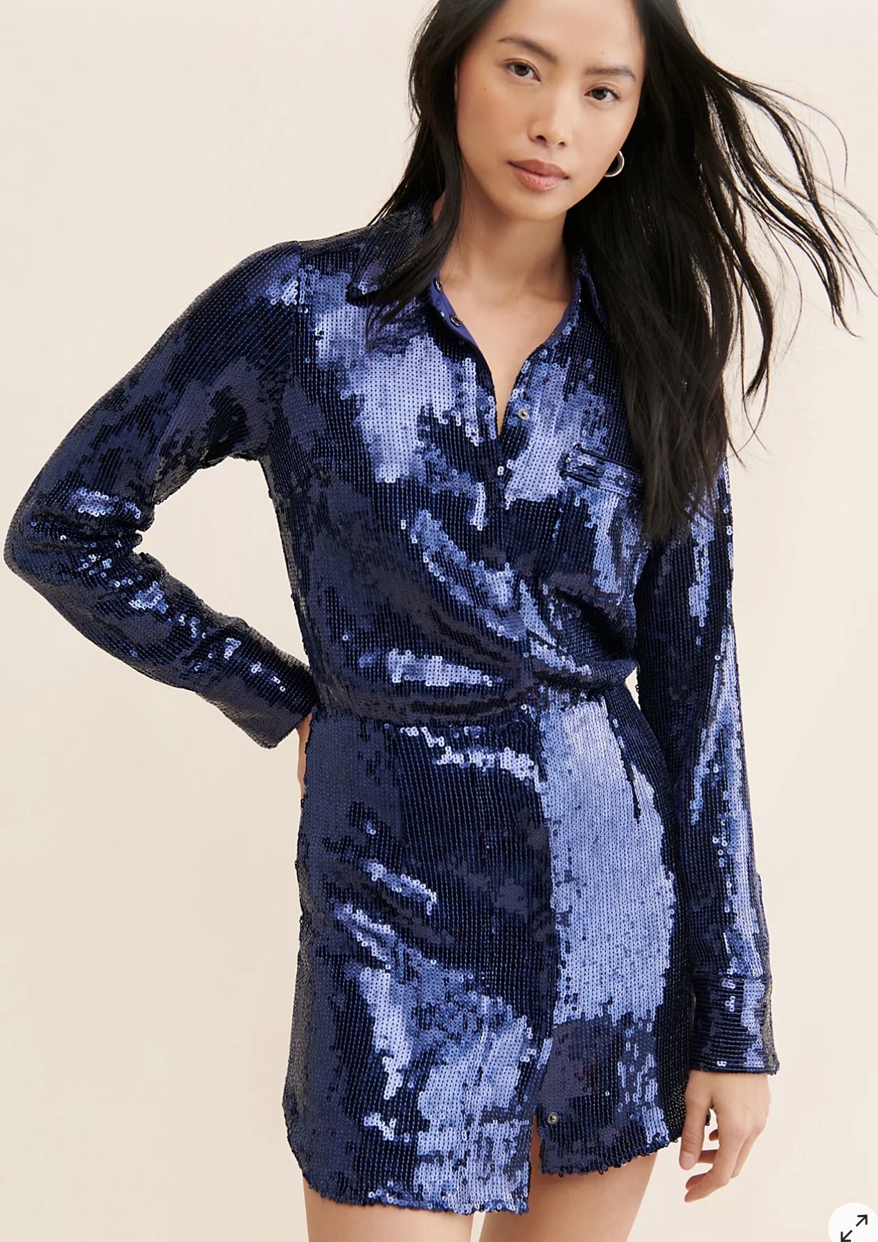 Free People - Sophie Sequin Mini Dress