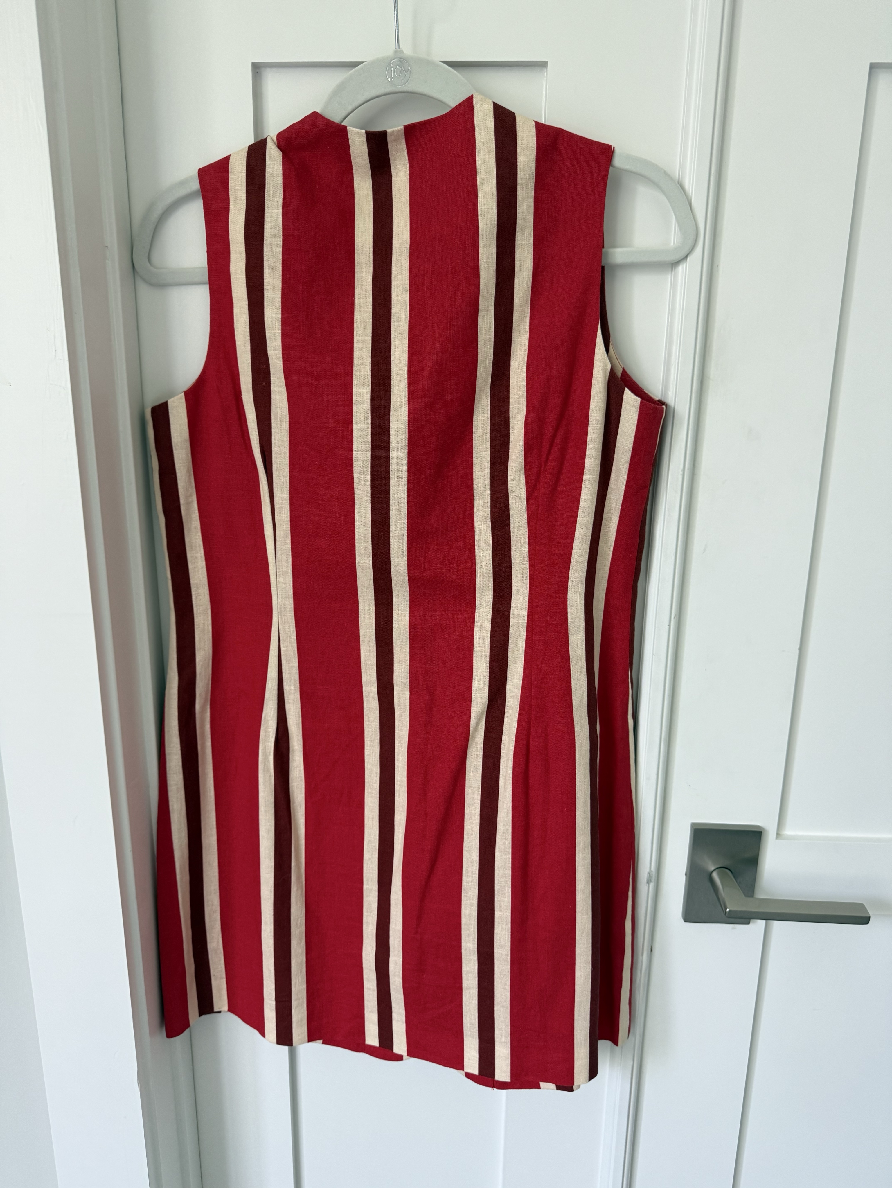 simon miller carob linen mini dress SIMONMILLER Carob Printed Linen Mini Dress