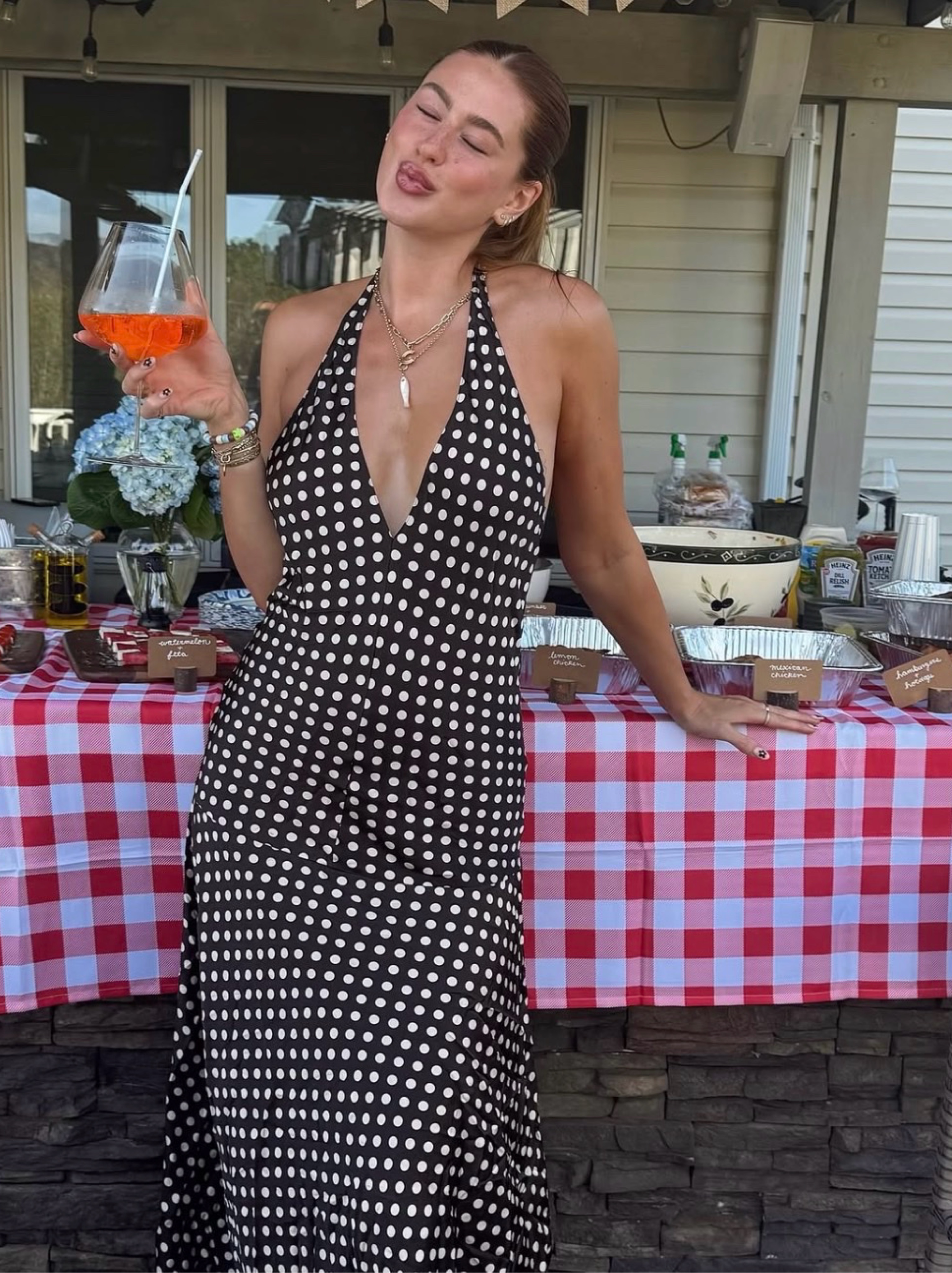 polka dot maxi dress zara ZARA NWT $99 WOMAN SS25 FLORAL POLKA DOT MAXI DRESS LIGHT BROWN 3675/535  XS-2XL