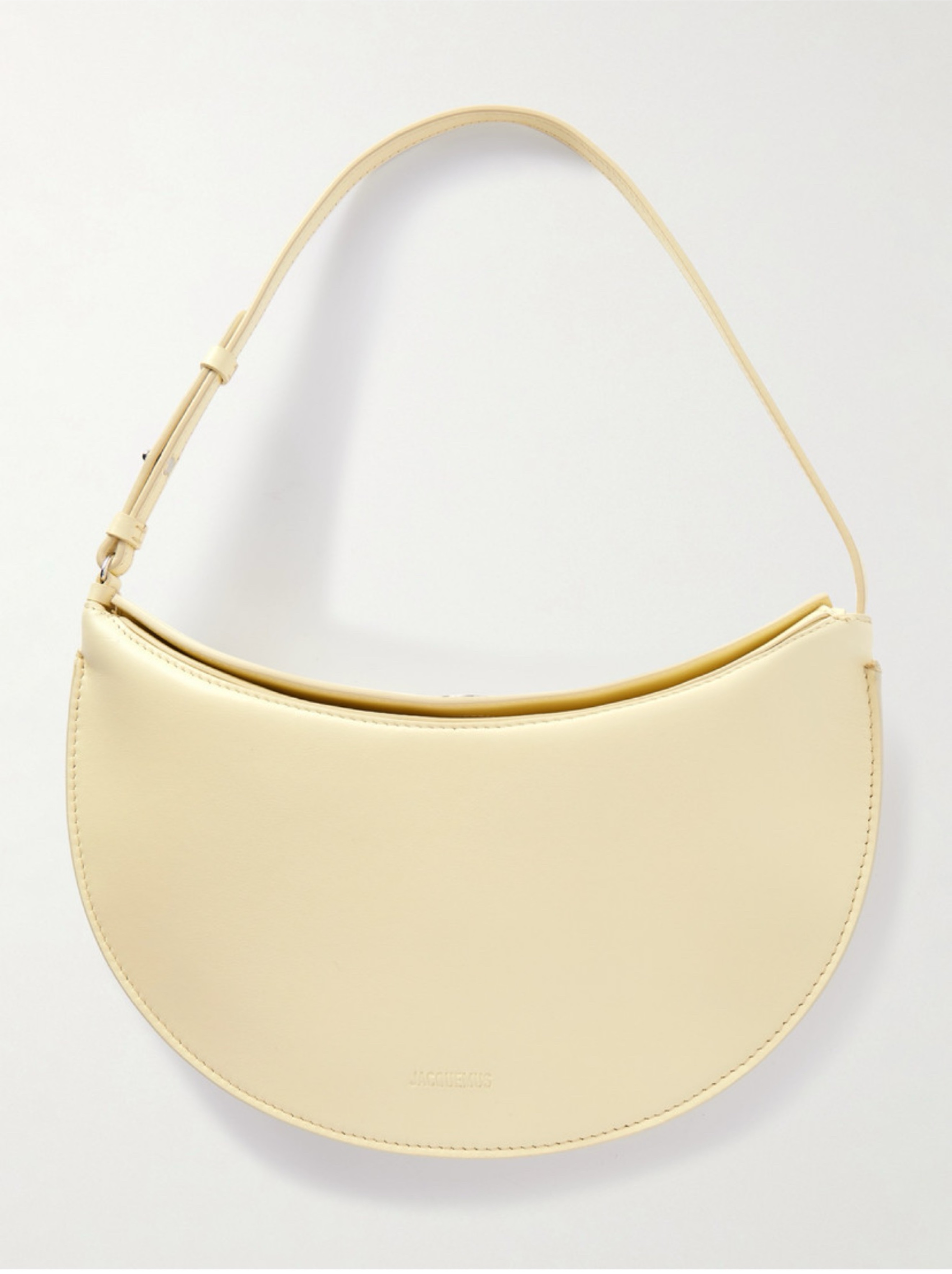 JACQUEMUS Le Petit Calisso Rond leather shoulder bag