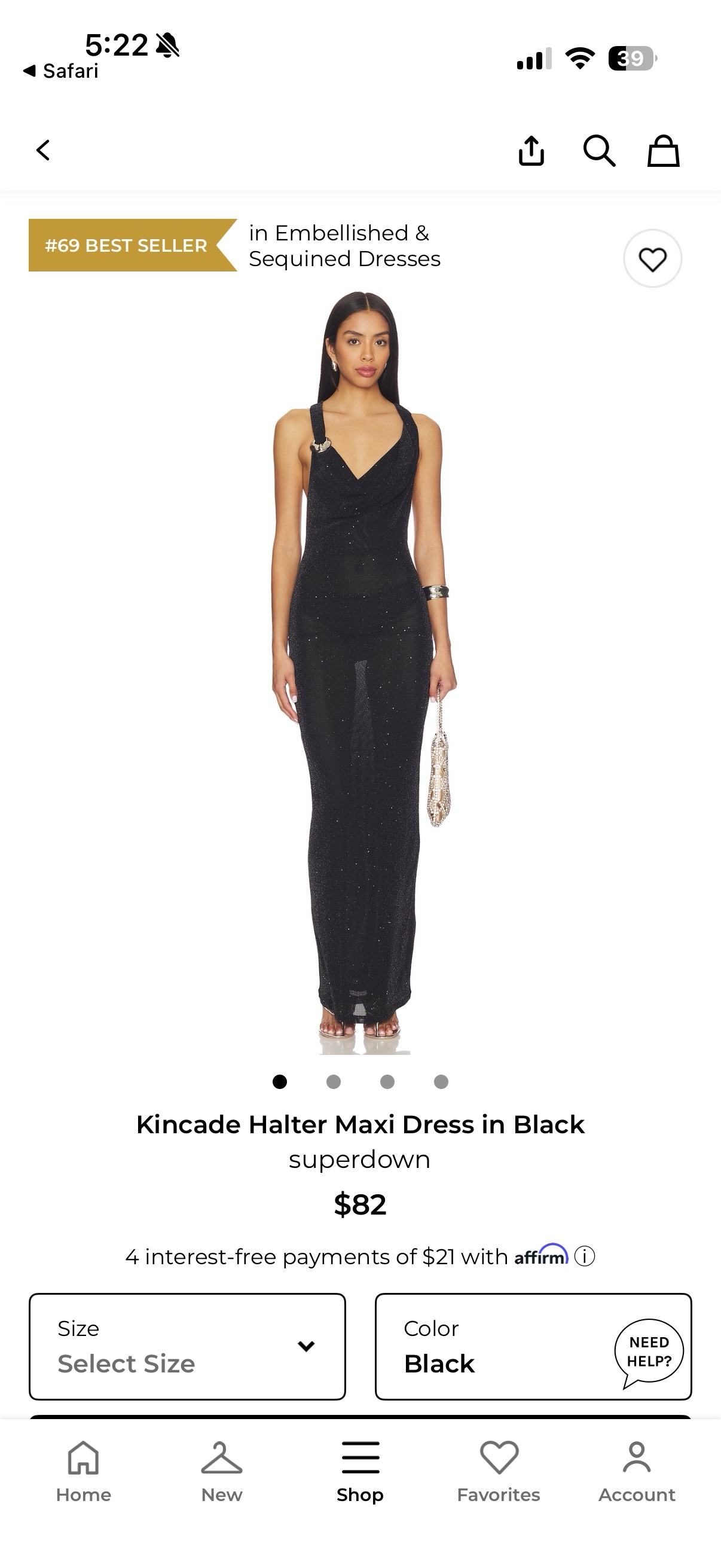 Black Maxi Dress by Revolve superdown - Pickle