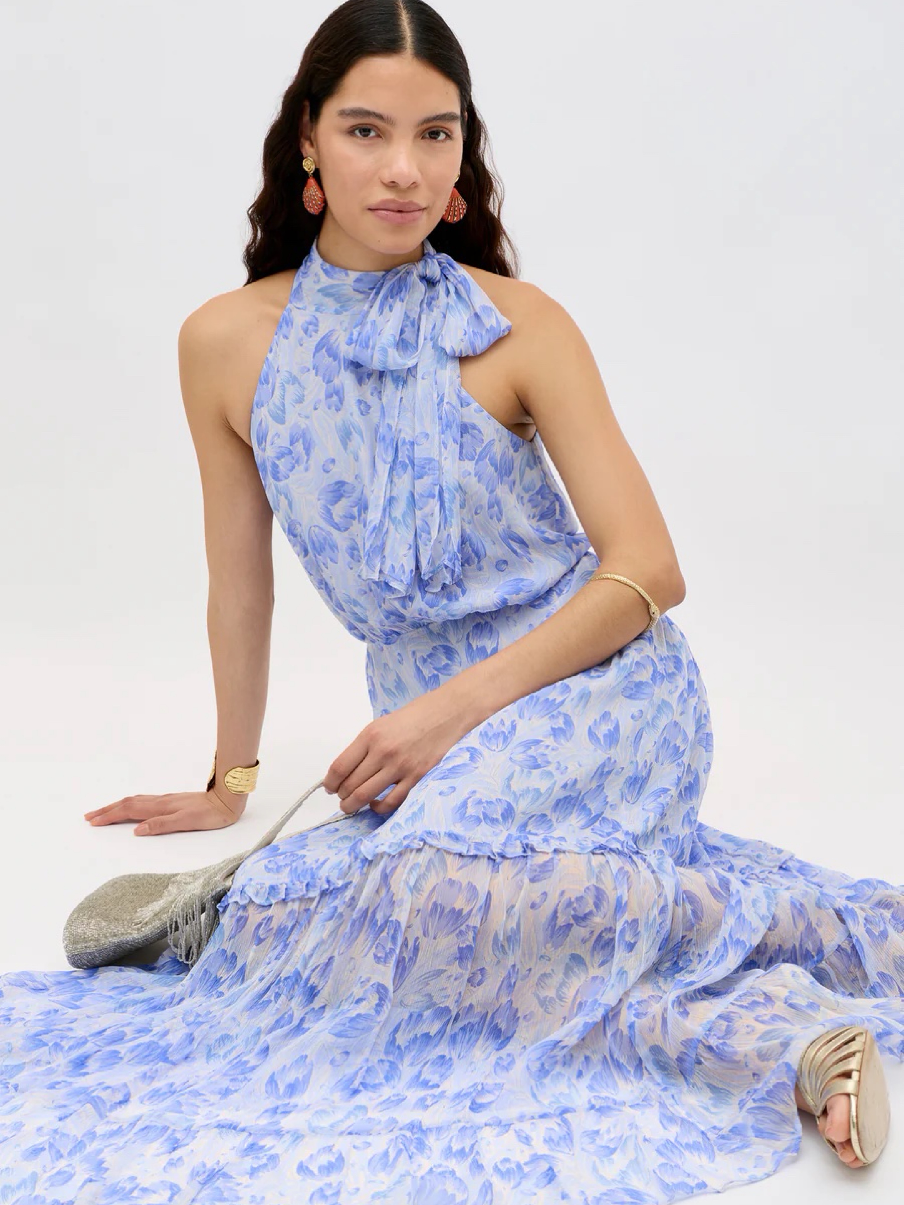 pink chiffon long dress Maxi - Sleeve Swing Silhouette 2623 The off big pink quinceanera dresses Blue Cotton Shift Mini CAMO Colors:Mossy Oak New Brk Up