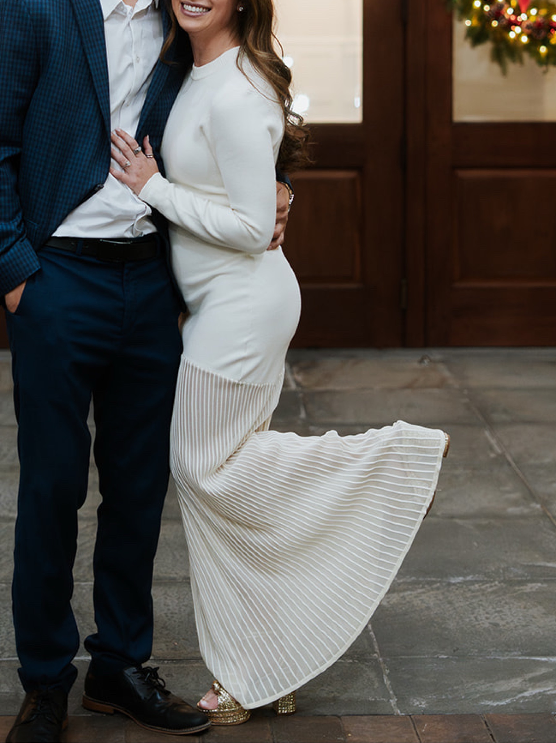 serenade knit maxi dress Cream Ribbed by SEROYA LGBTQ Pride